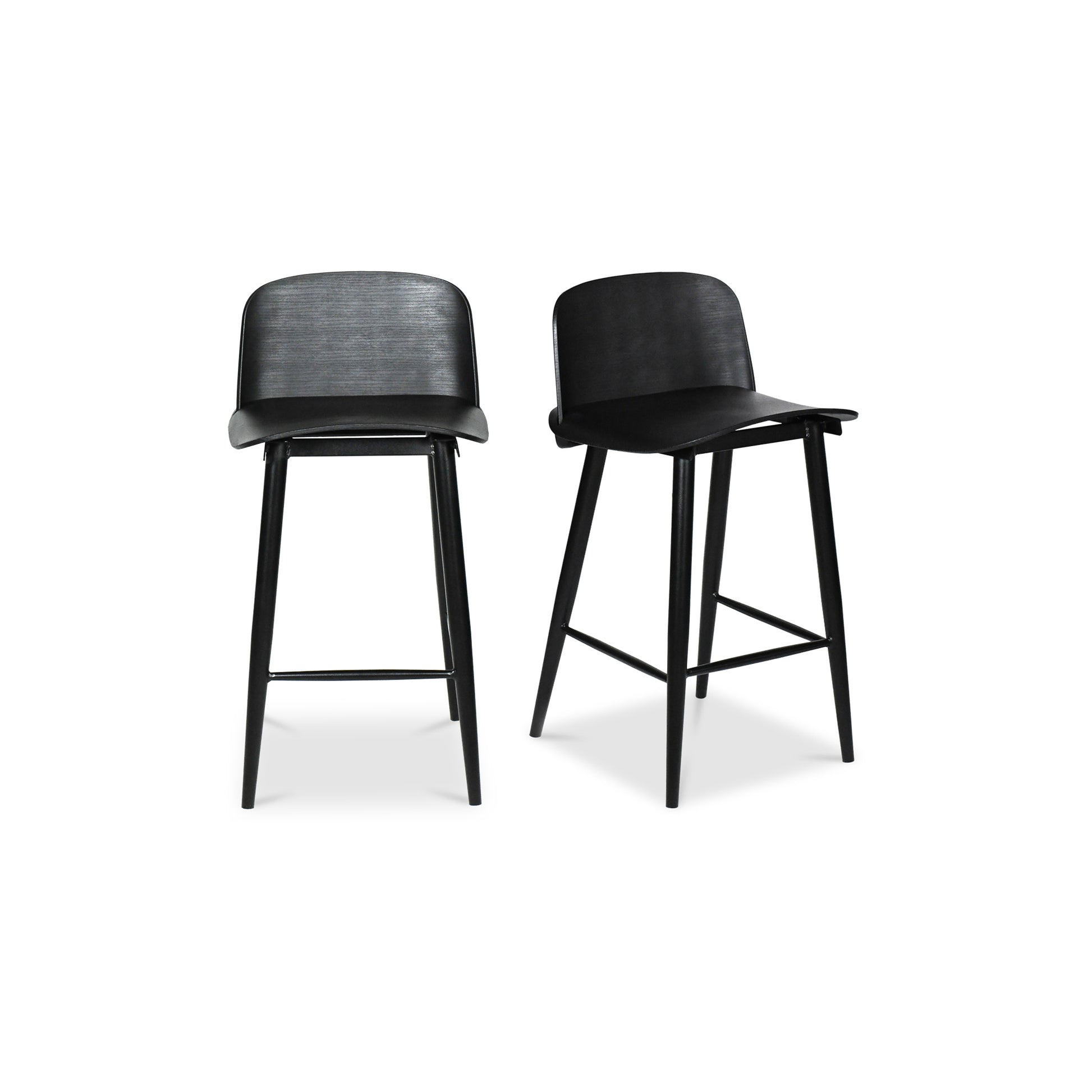 Looey Counter Stool Black - Set Of Two - Central Designs