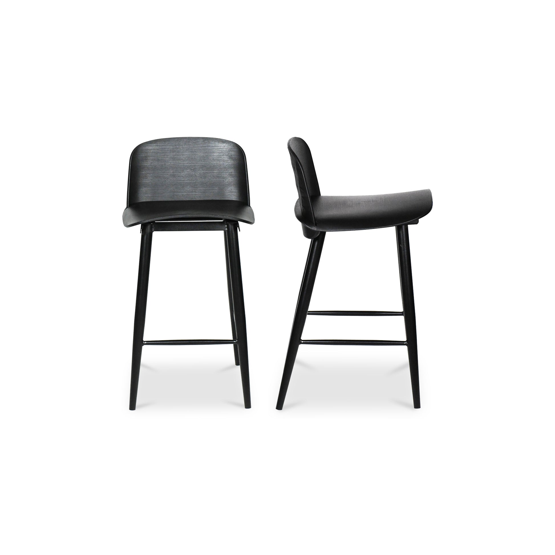 Looey Counter Stool Black - Set Of Two - Central Designs