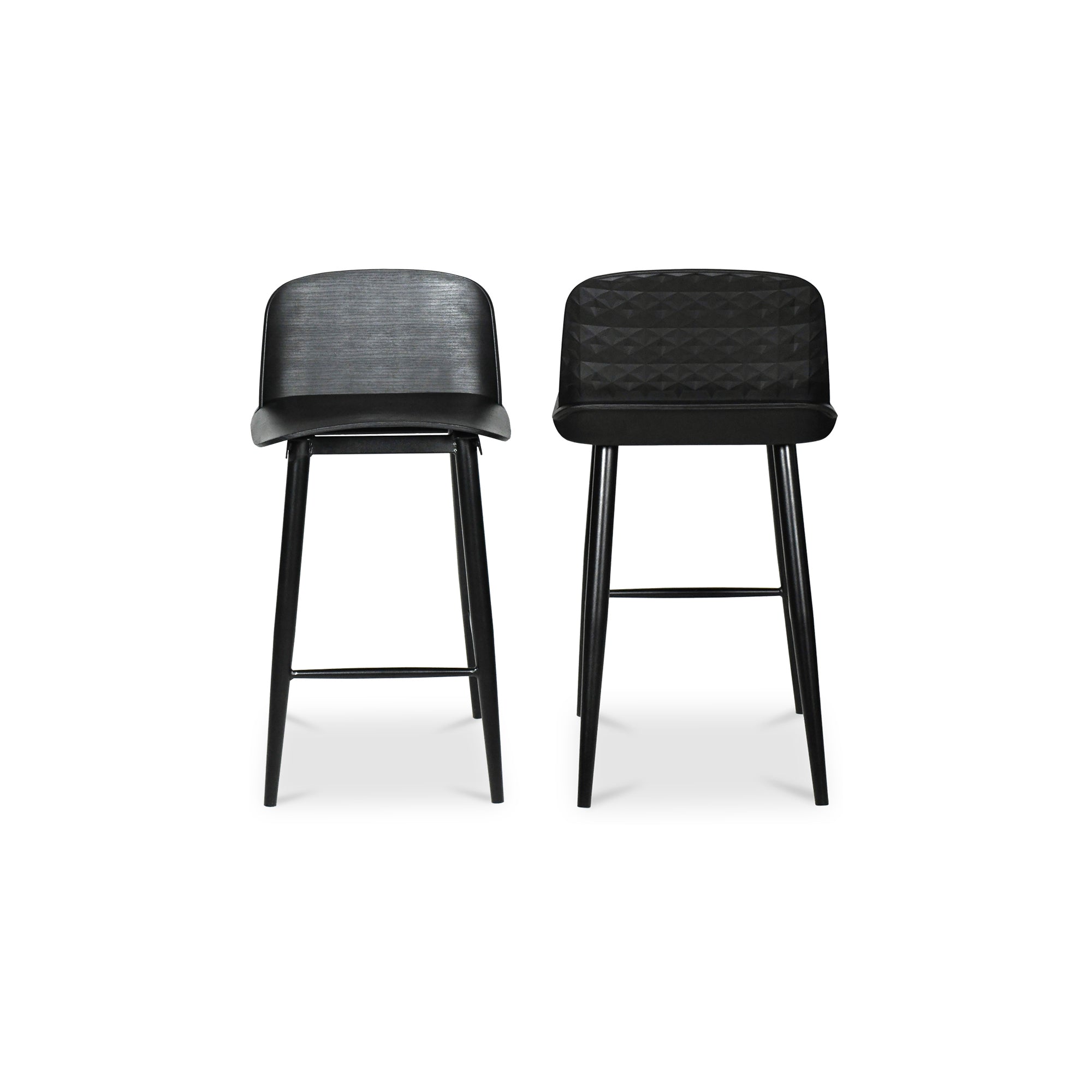 Looey Counter Stool Black - Set Of Two - Central Designs