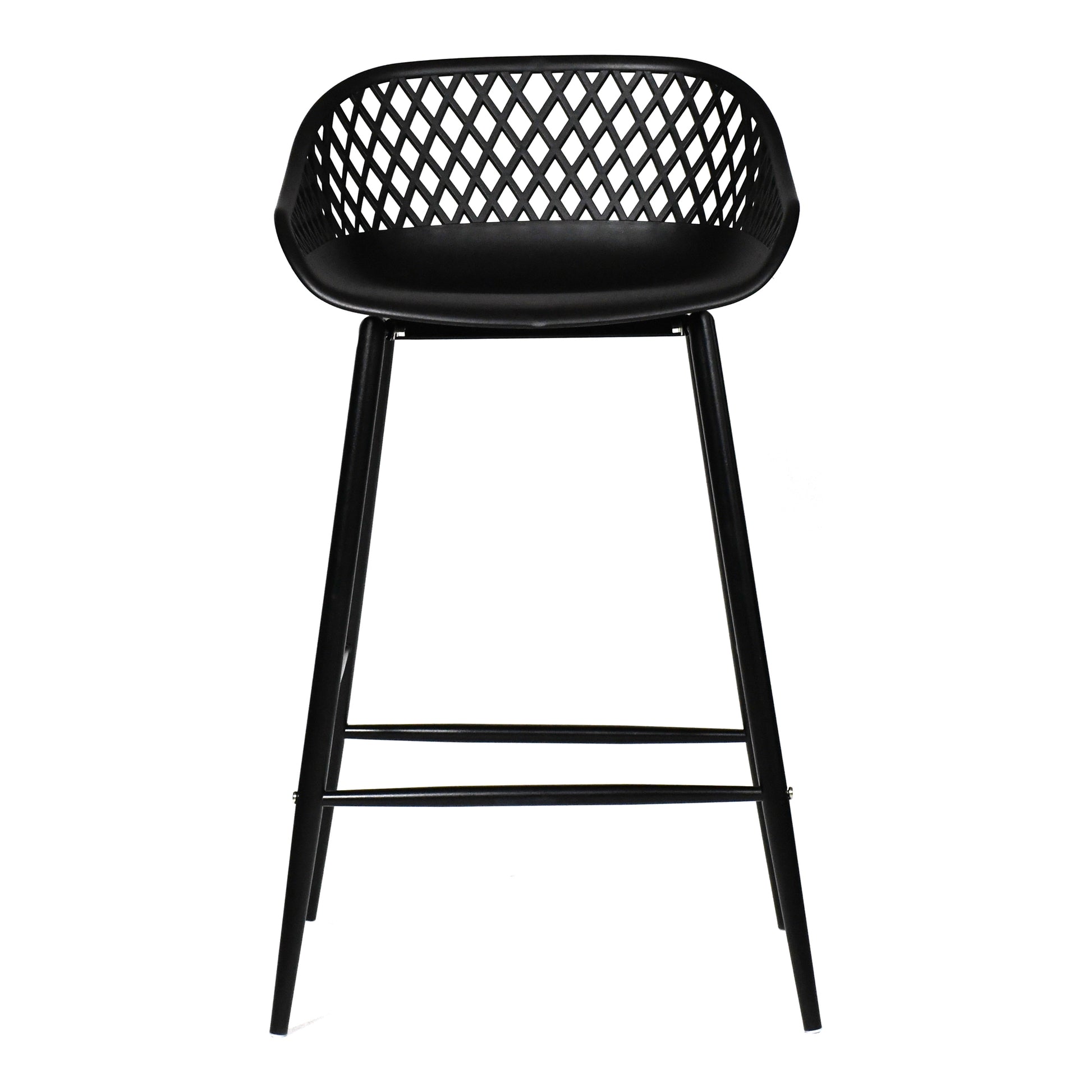 Piazza Outdoor Counter Stool Black - Set Of Two - Central Designs