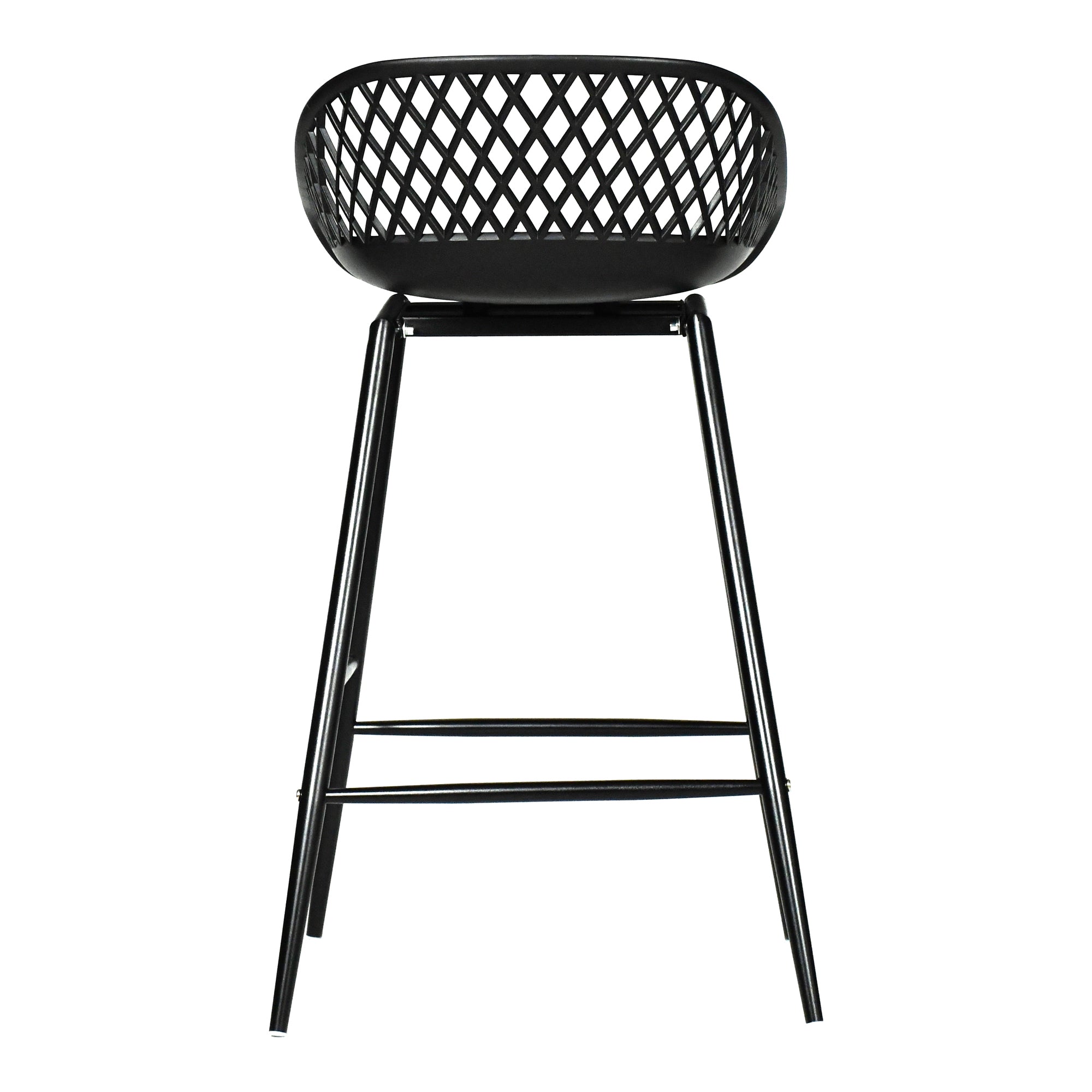 Piazza Outdoor Counter Stool Black - Set Of Two - Central Designs