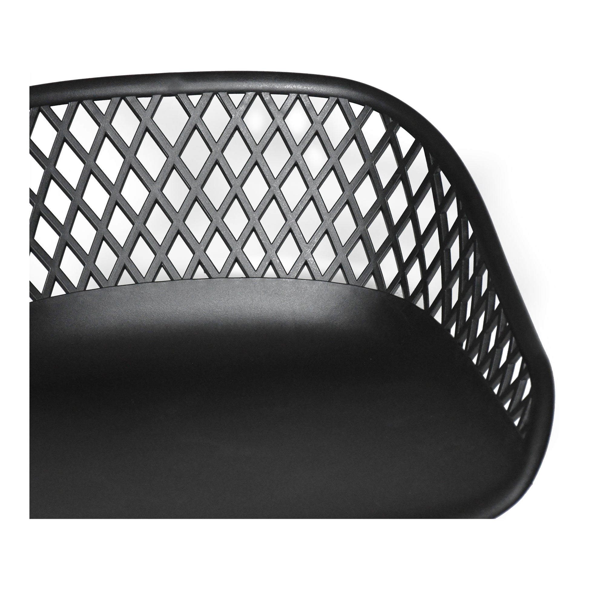 Piazza Outdoor Counter Stool Black - Set Of Two - Central Designs