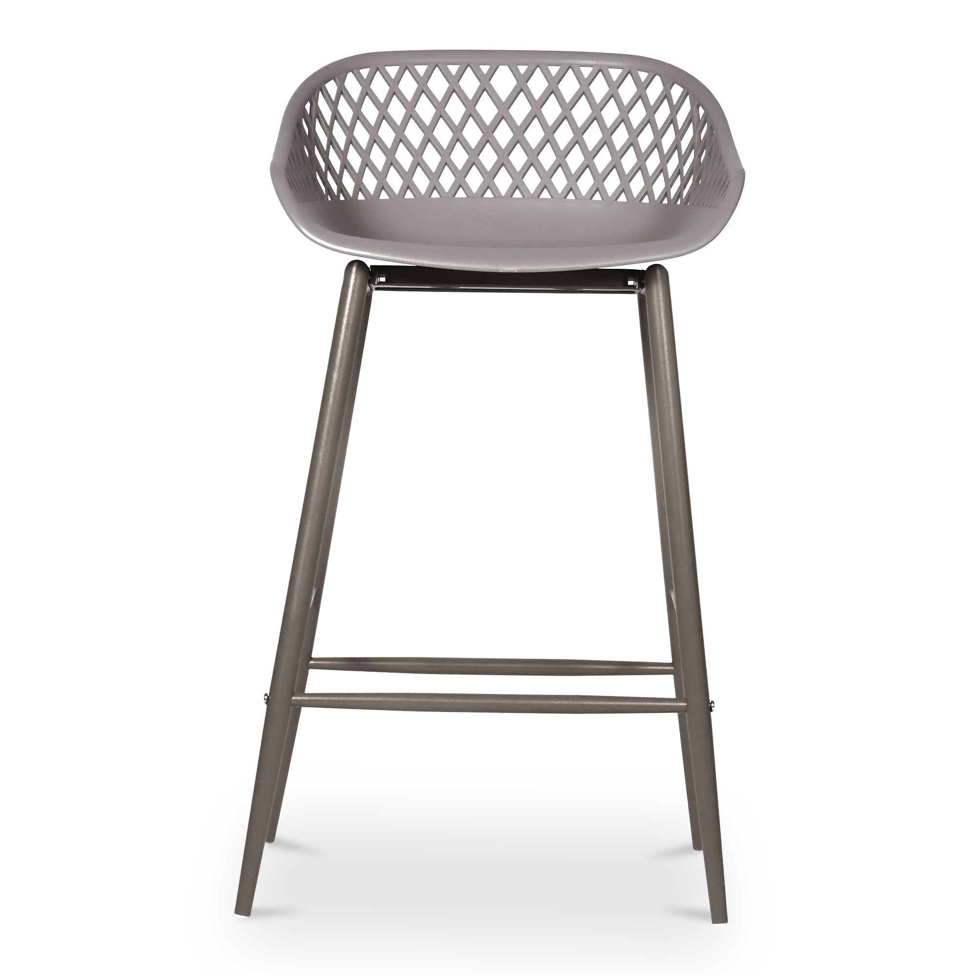 Piazza Outdoor Counter Stool Grey - Set Of Two - Central Designs