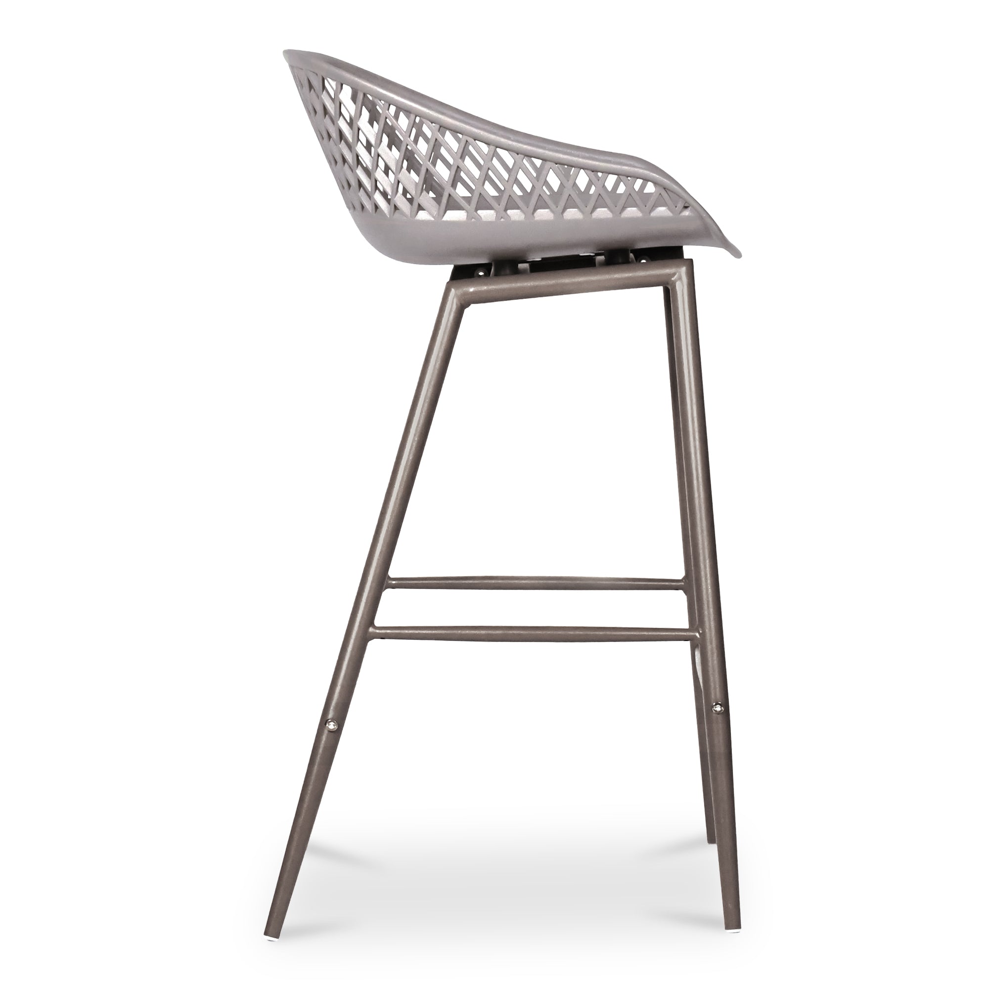 Piazza Outdoor Counter Stool Grey - Set Of Two - Central Designs