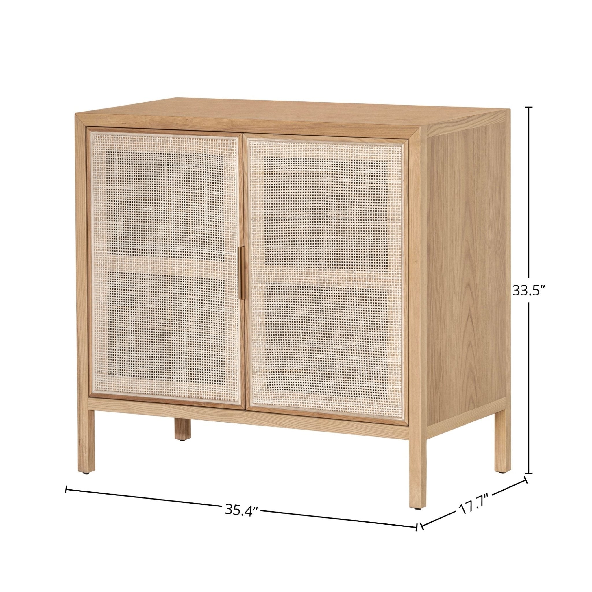Rattan Small Sideboard - Natural - Central Designs