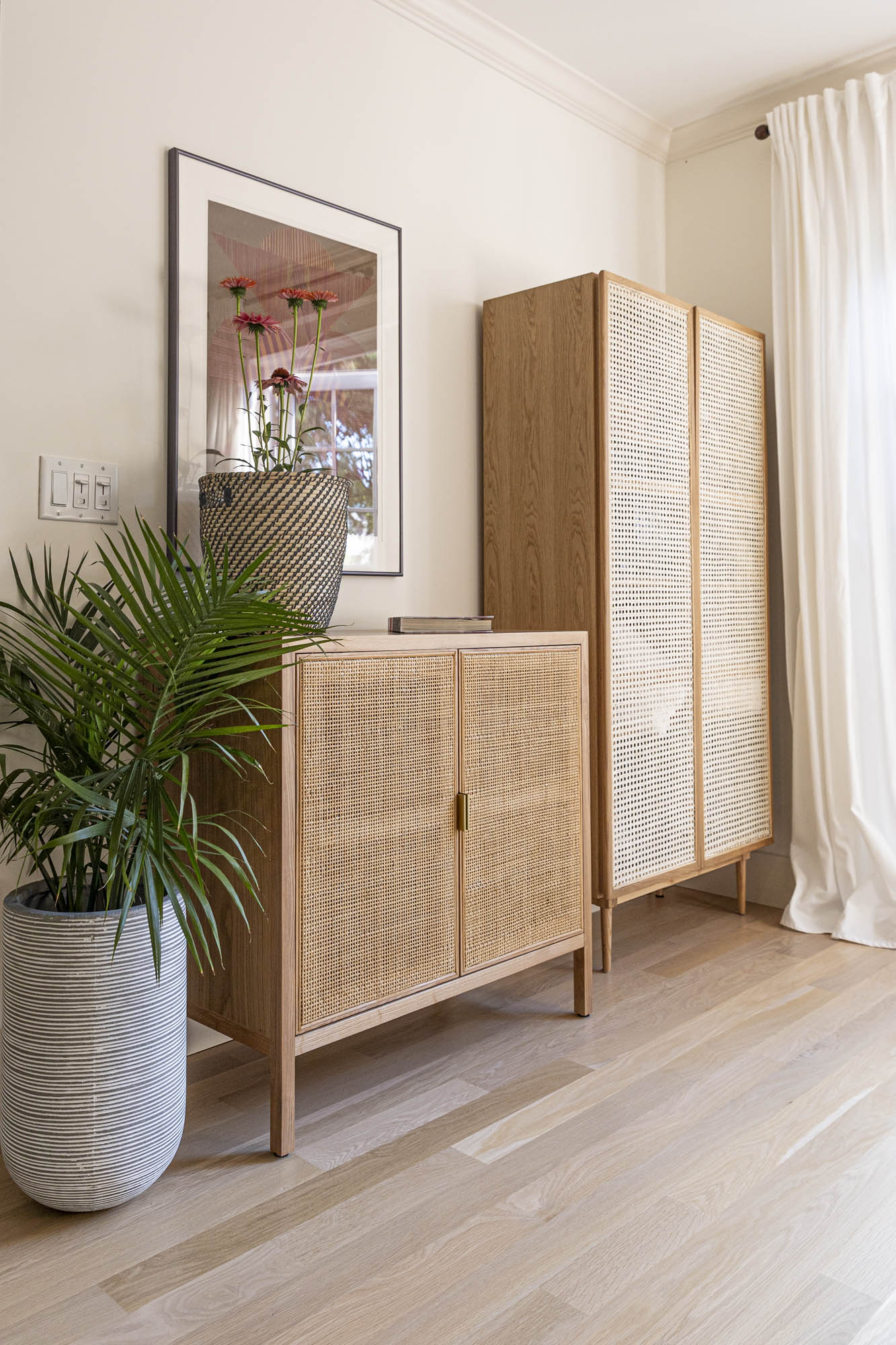 Rattan Small Sideboard - Natural - Central Designs