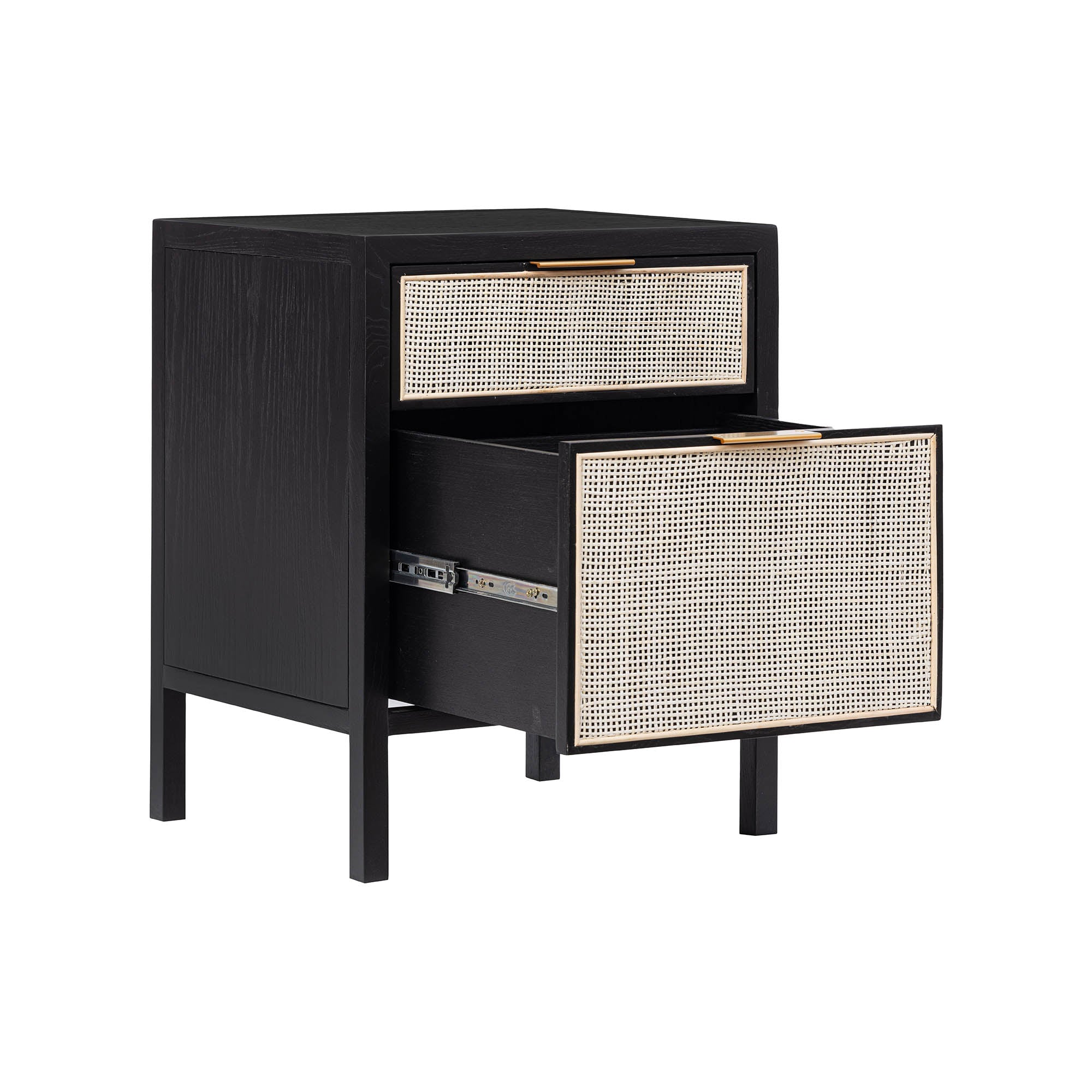 Rattan Filing Cabinet - Ebony - Central Designs