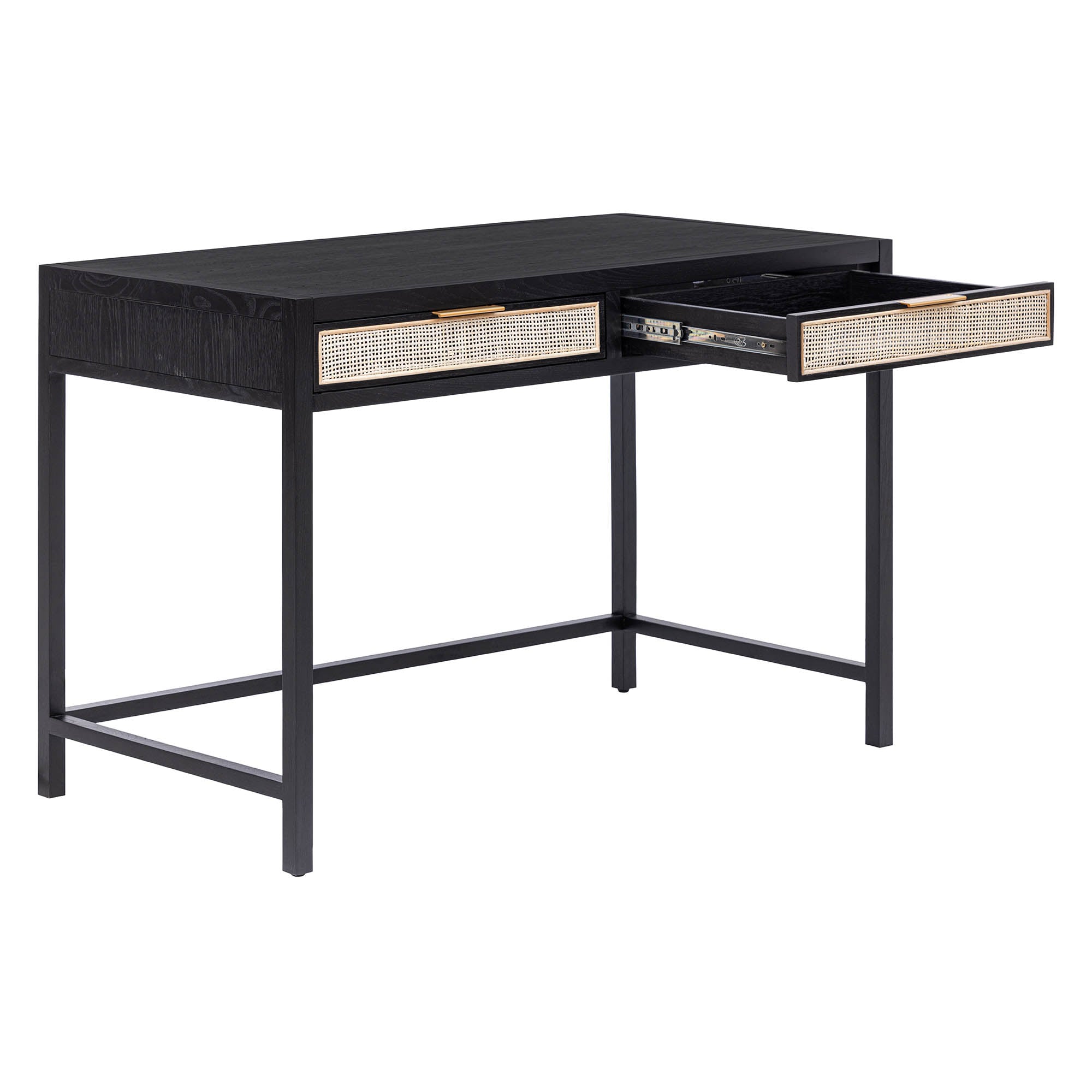 Rattan Desk - Ebony - Central Designs