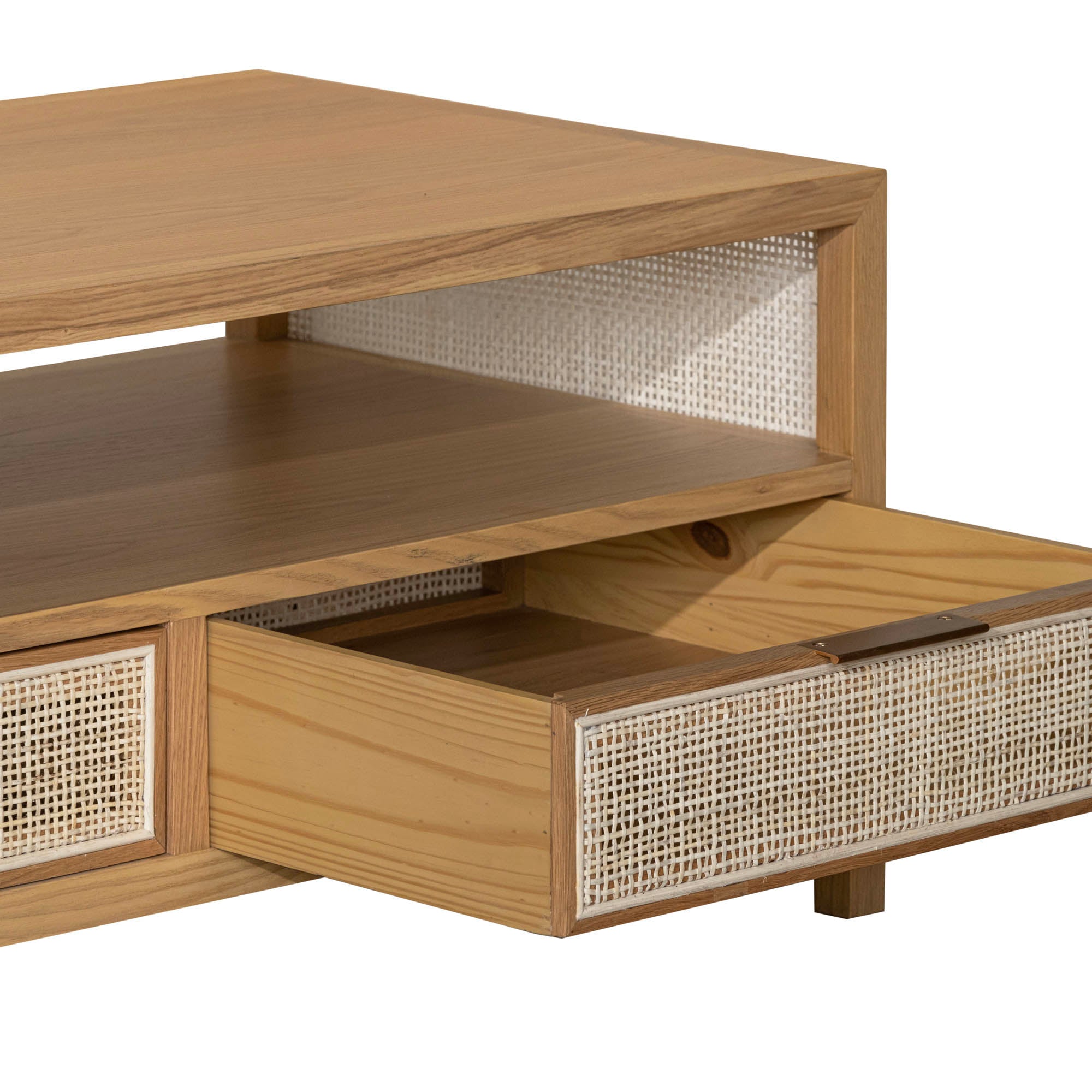Rattan Coffee Table - Natural - Central Designs