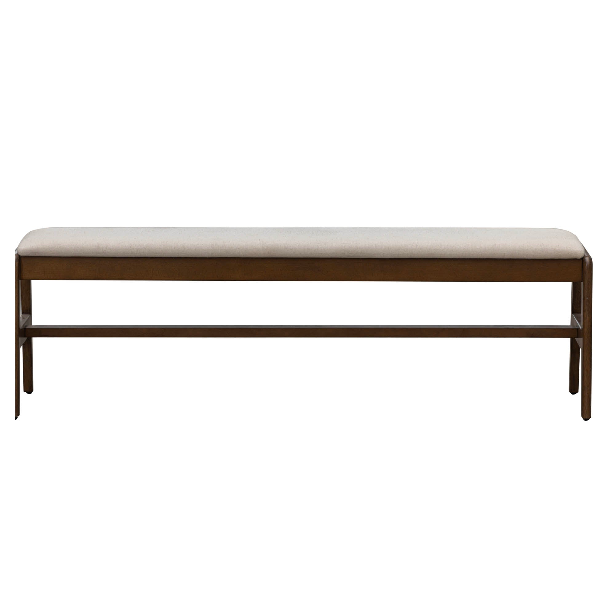Remix Upholstered Bench - Cream