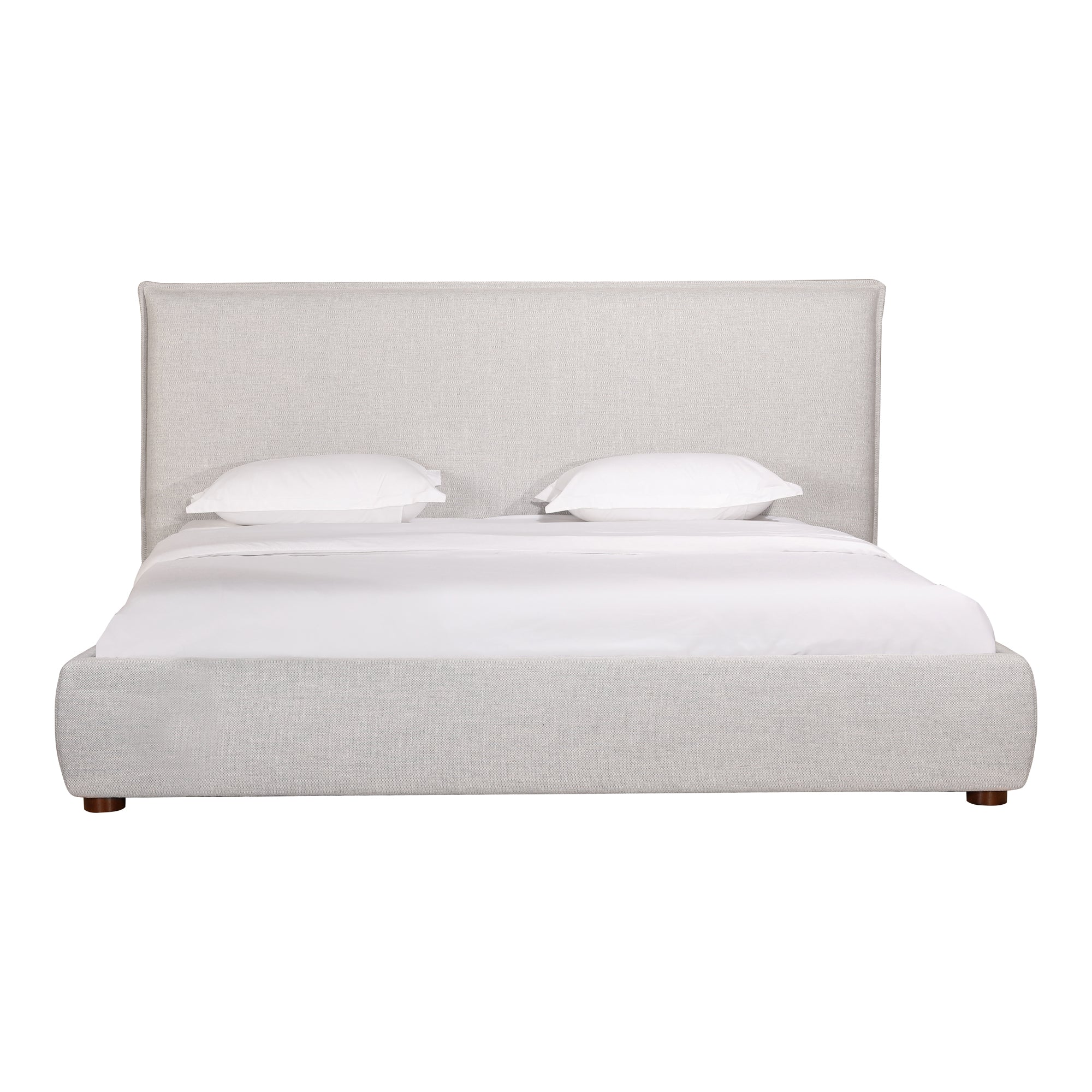 Luzon Queen Bed Light Grey