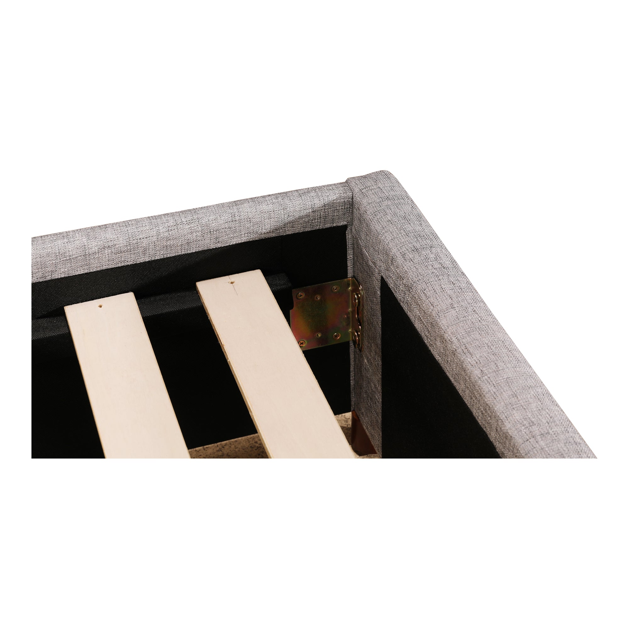 Takio Queen Bed Light Grey