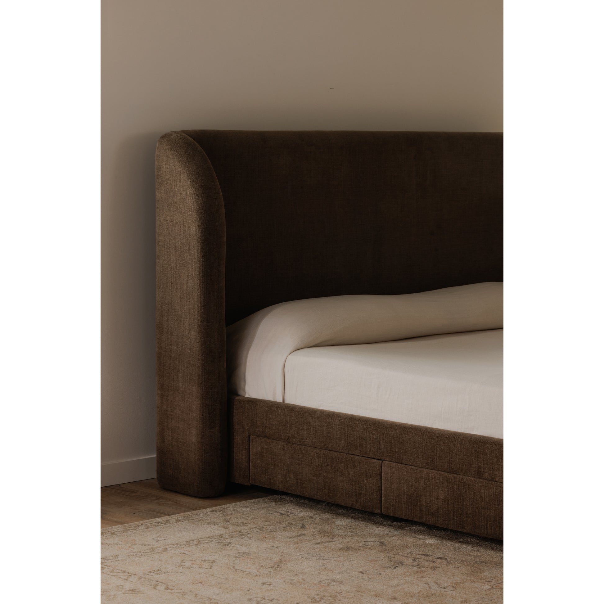 Sophia Queen Storage Bed Brown - Central Designs
