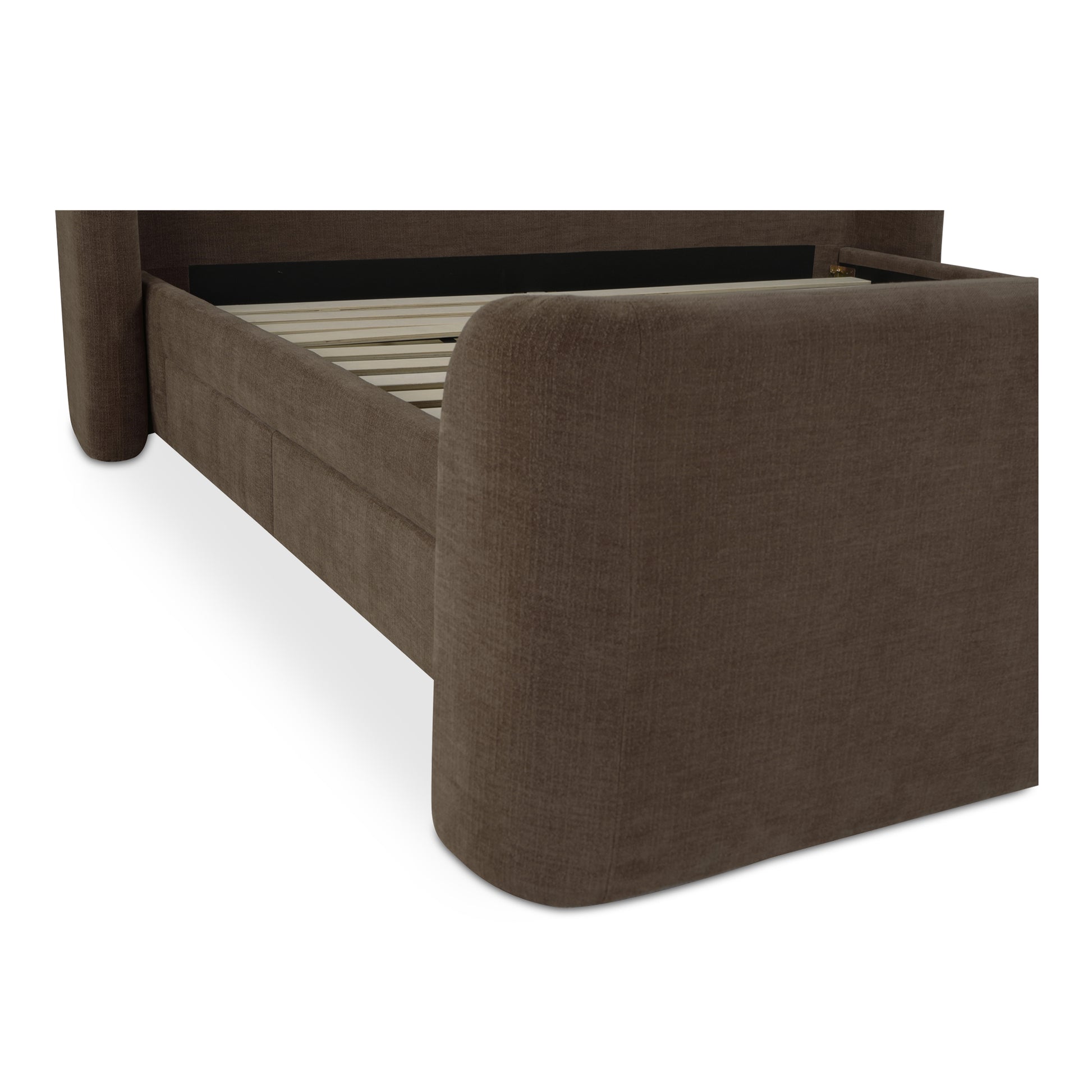 Sophia Queen Storage Bed Brown - Central Designs