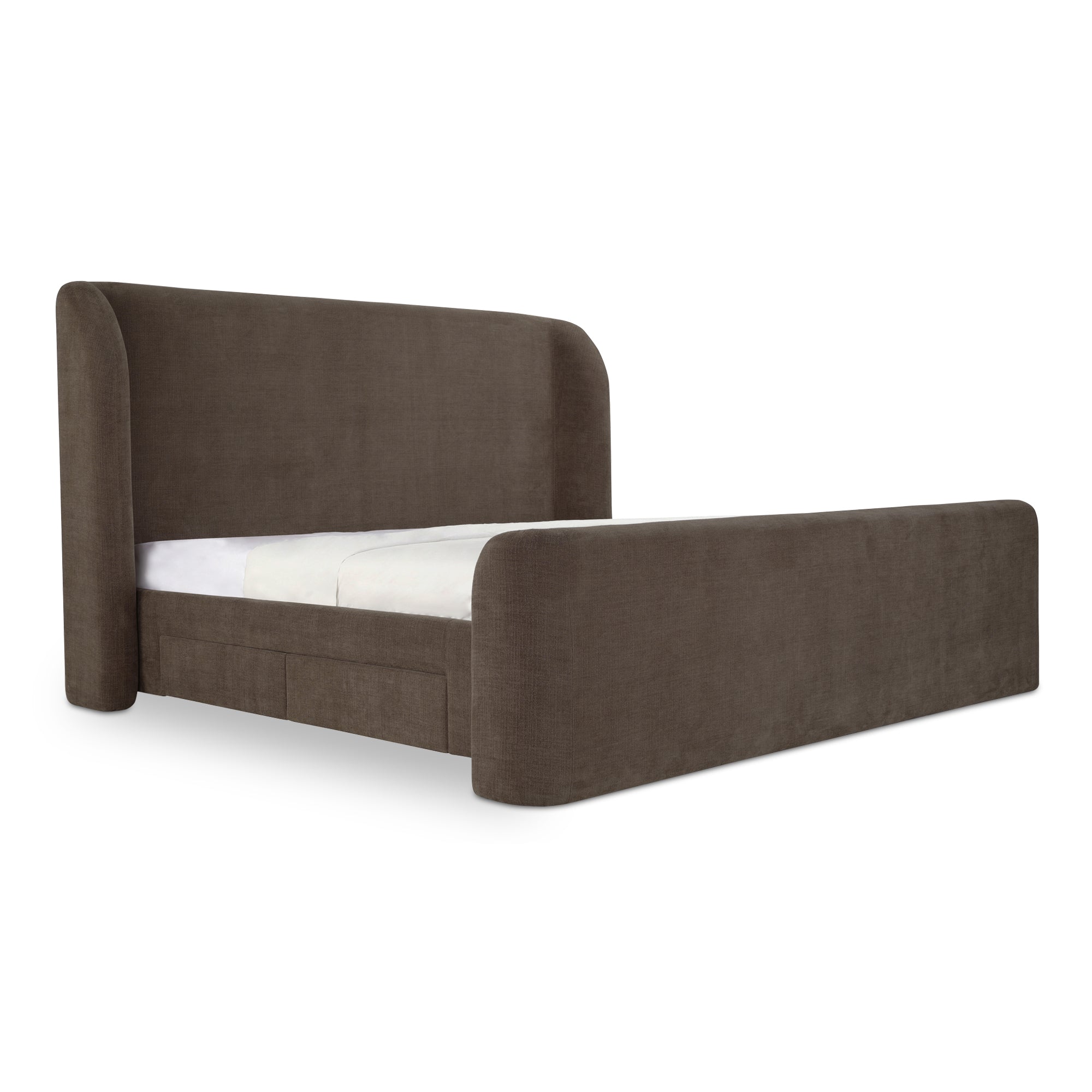 Sophia Queen Storage Bed Brown - Central Designs