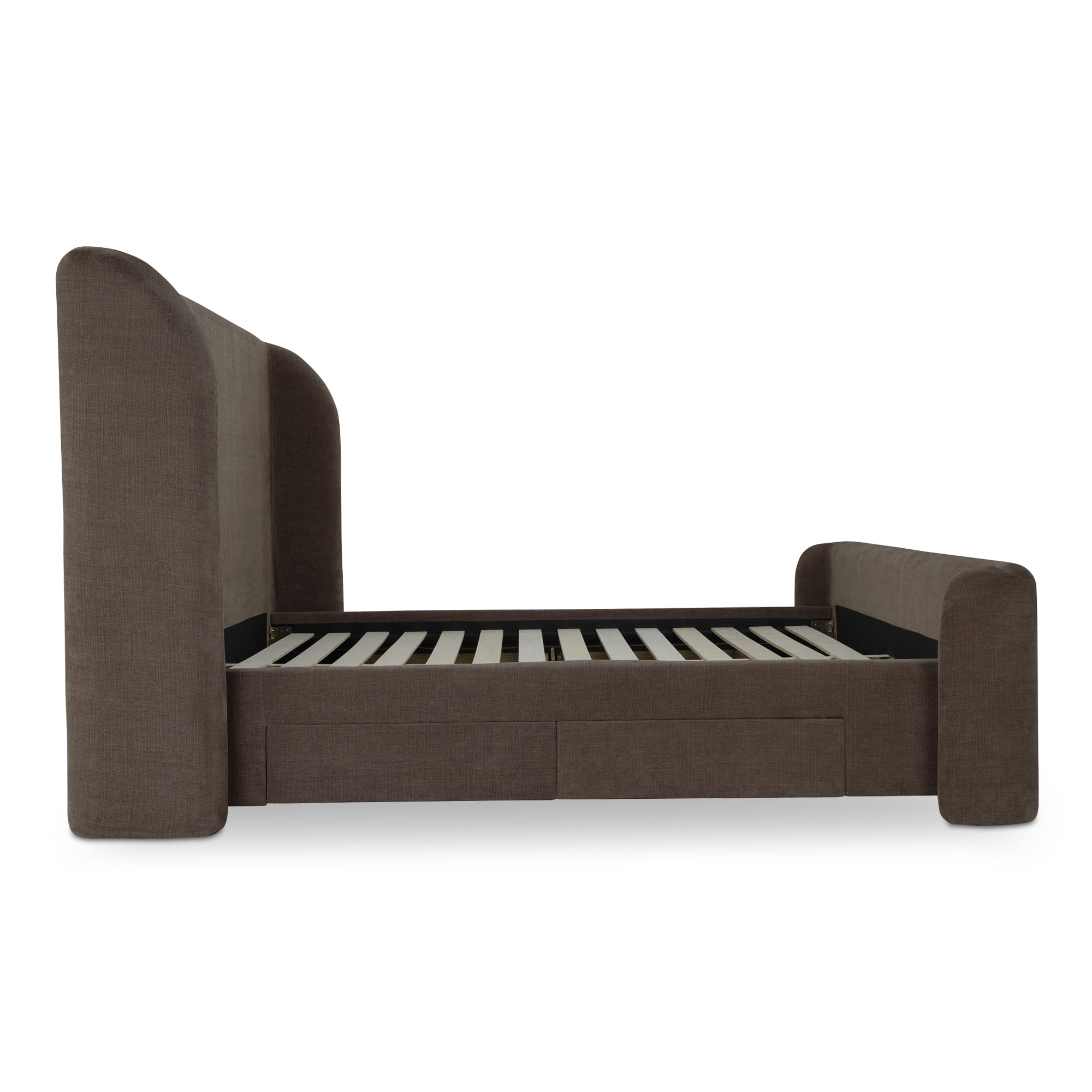 Sophia Queen Storage Bed Brown - Central Designs