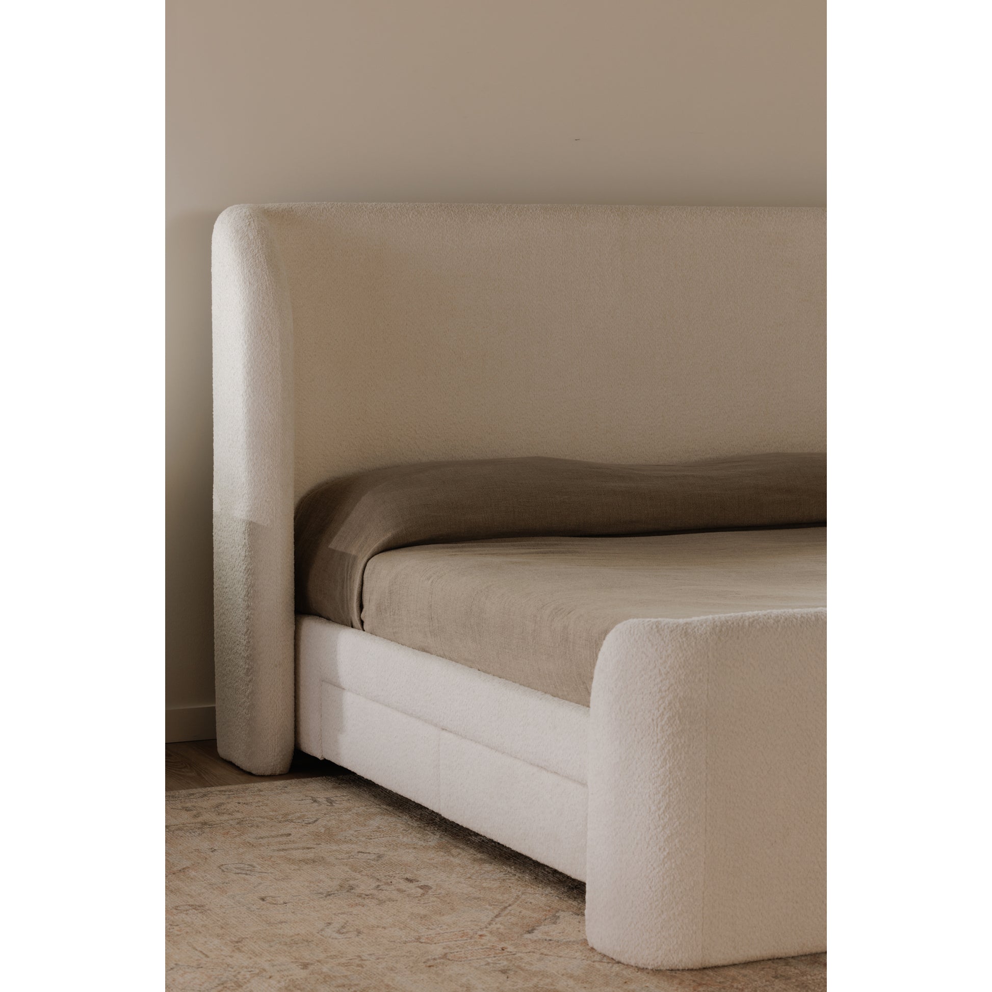 Sophia Queen Storage Bed Cream - Central Designs