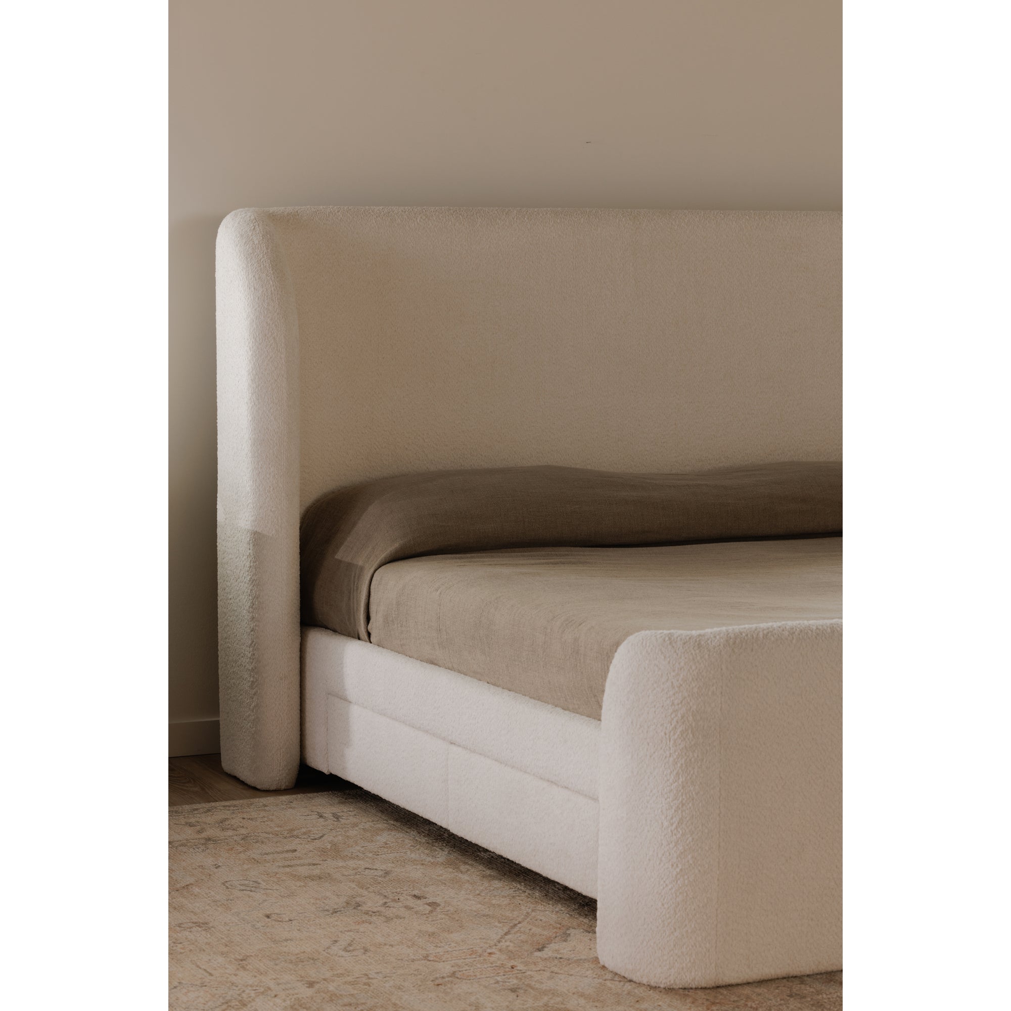 Sophia Queen Storage Bed Cream - Central Designs