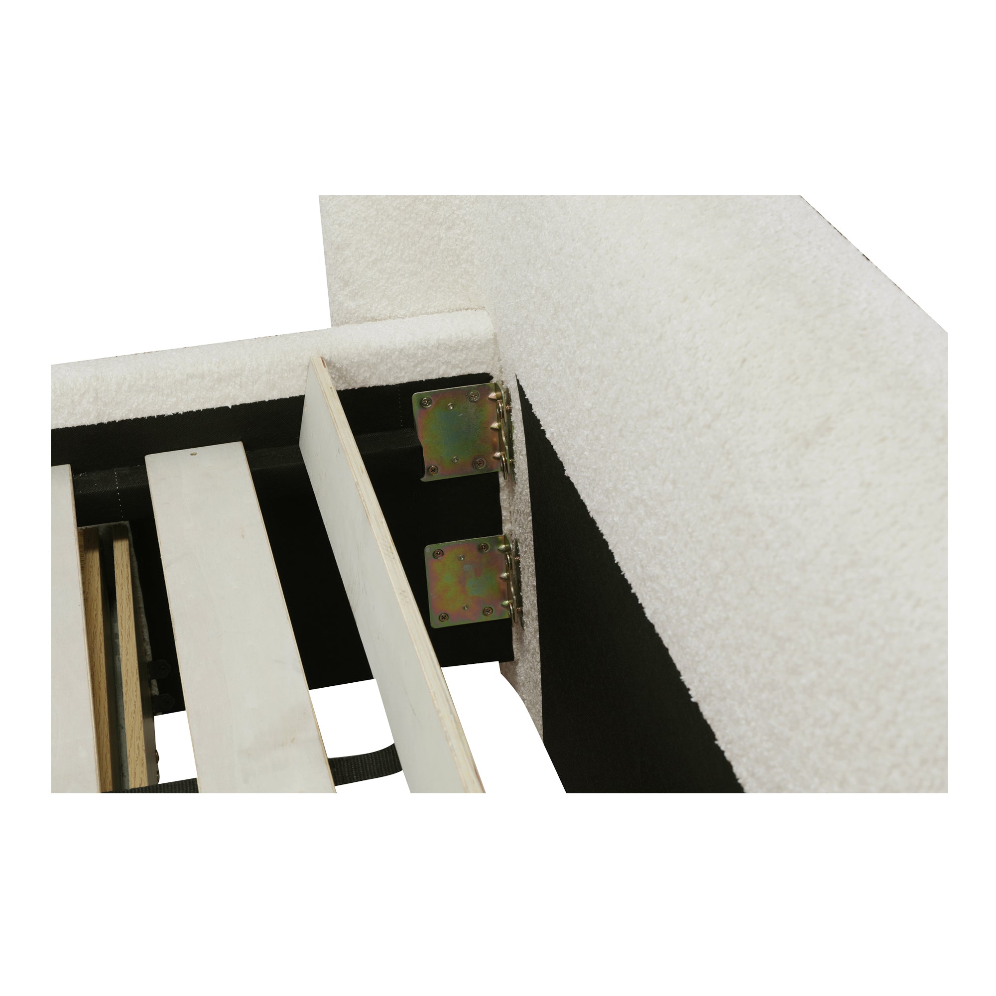 Sophia Queen Storage Bed Cream - Central Designs