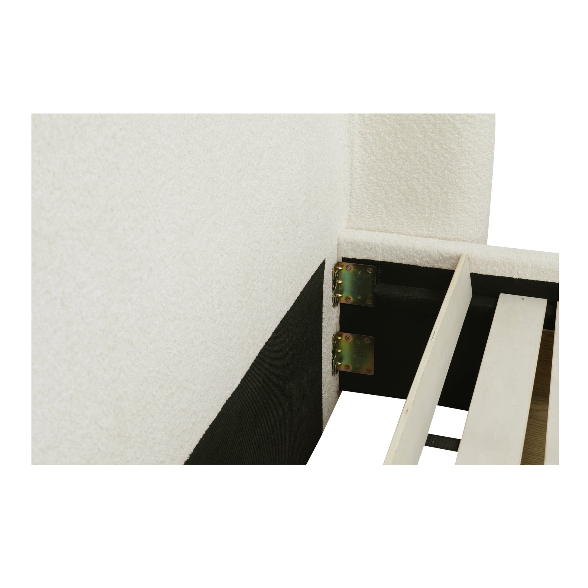 Sophia Queen Storage Bed Cream - Central Designs