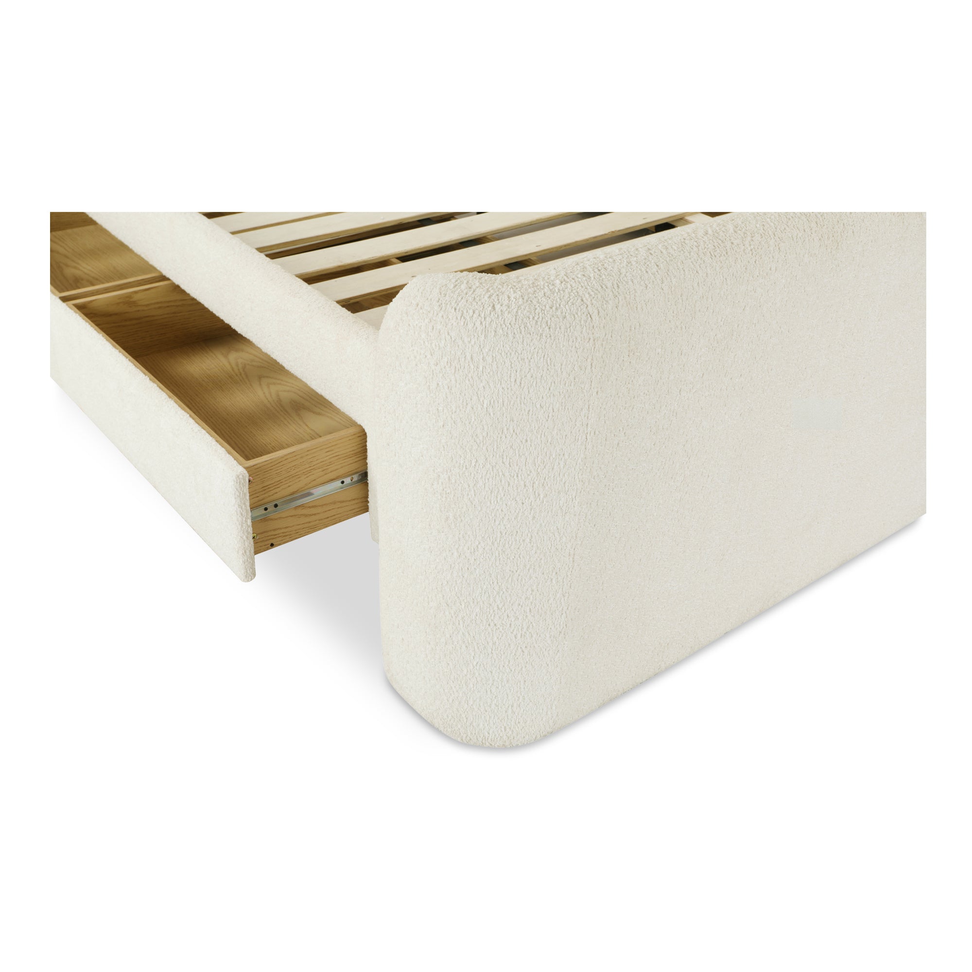 Sophia Queen Storage Bed Cream - Central Designs
