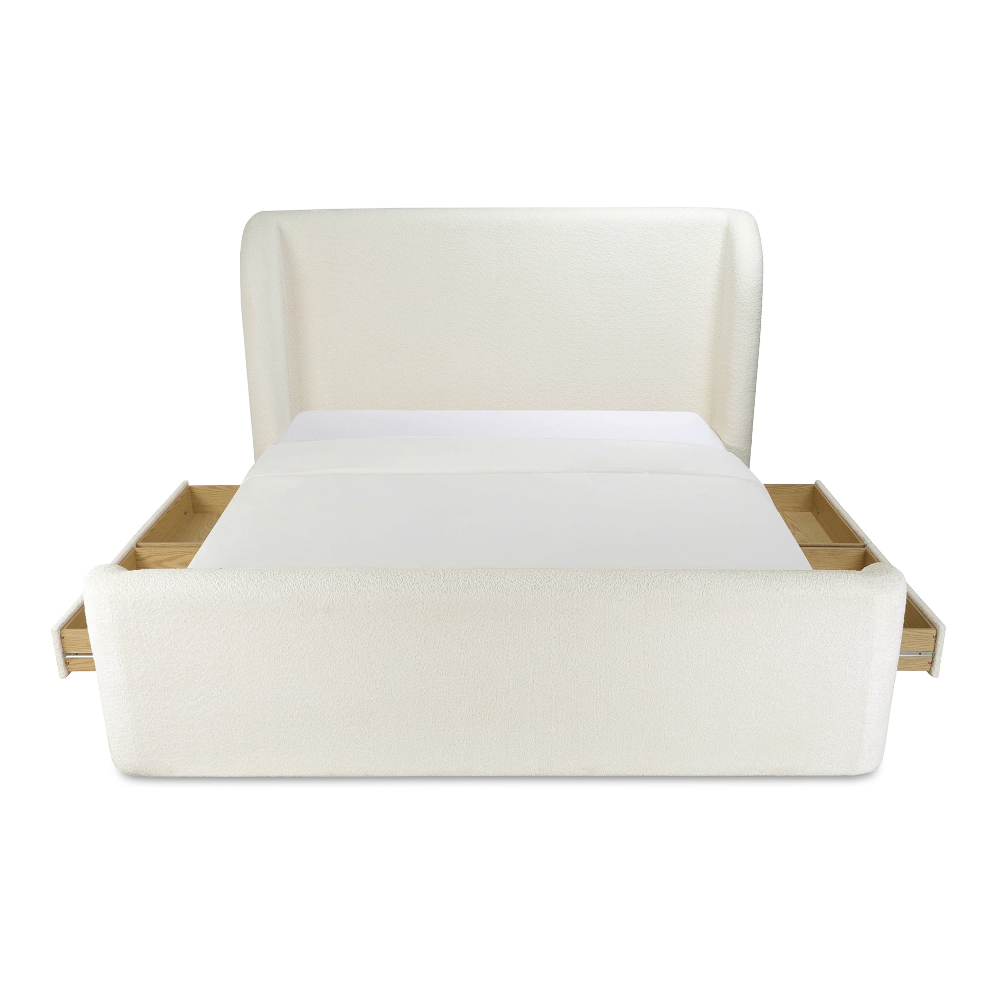 Sophia Queen Storage Bed Cream - Central Designs