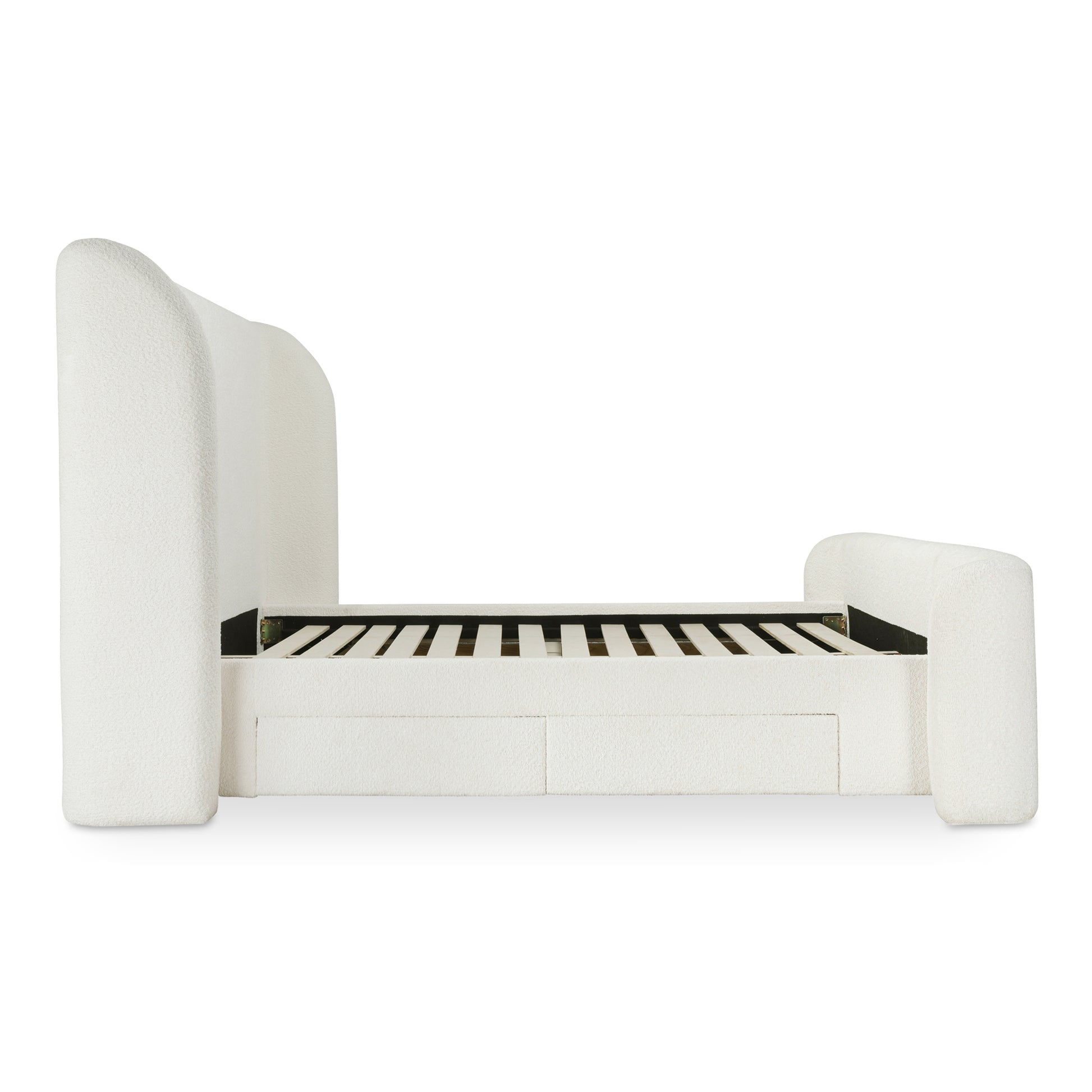 Sophia Queen Storage Bed Cream - Central Designs