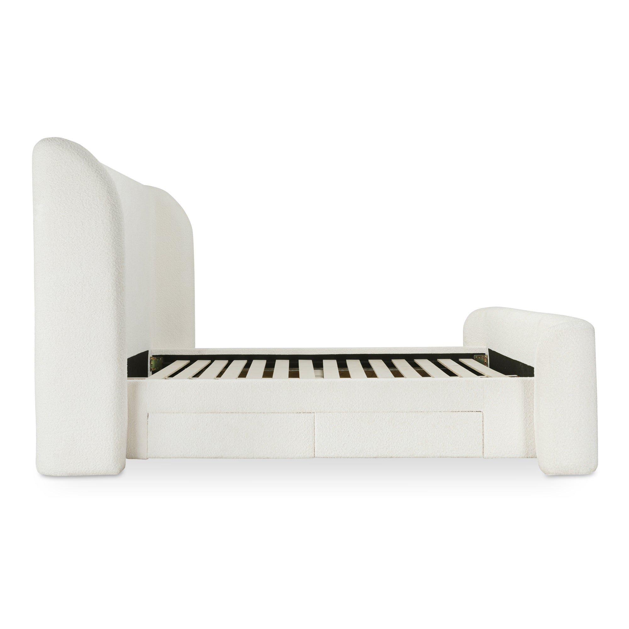 Sophia Queen Storage Bed Cream - Central Designs