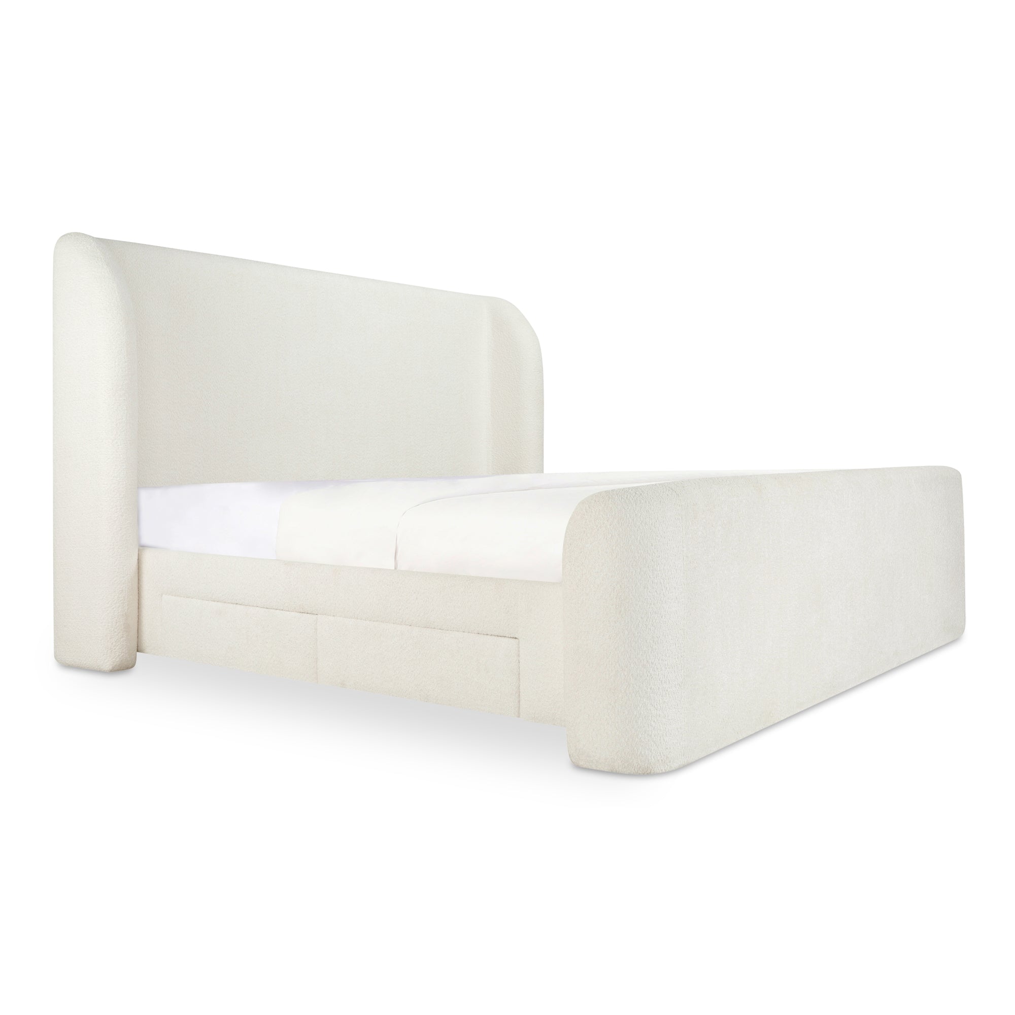 Sophia King Storage Bed Cream - Central Designs