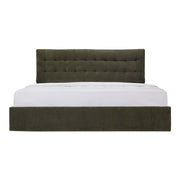 Sebastion King Storage Bed Green