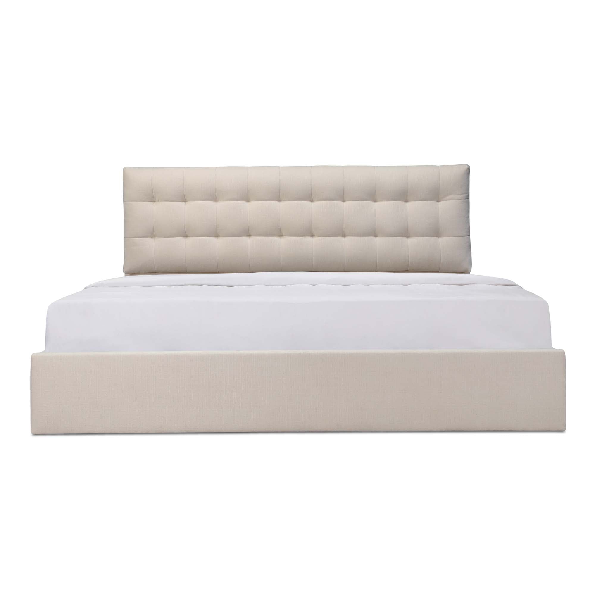 Sebastion Queen Storage Bed Cream - Central Designs