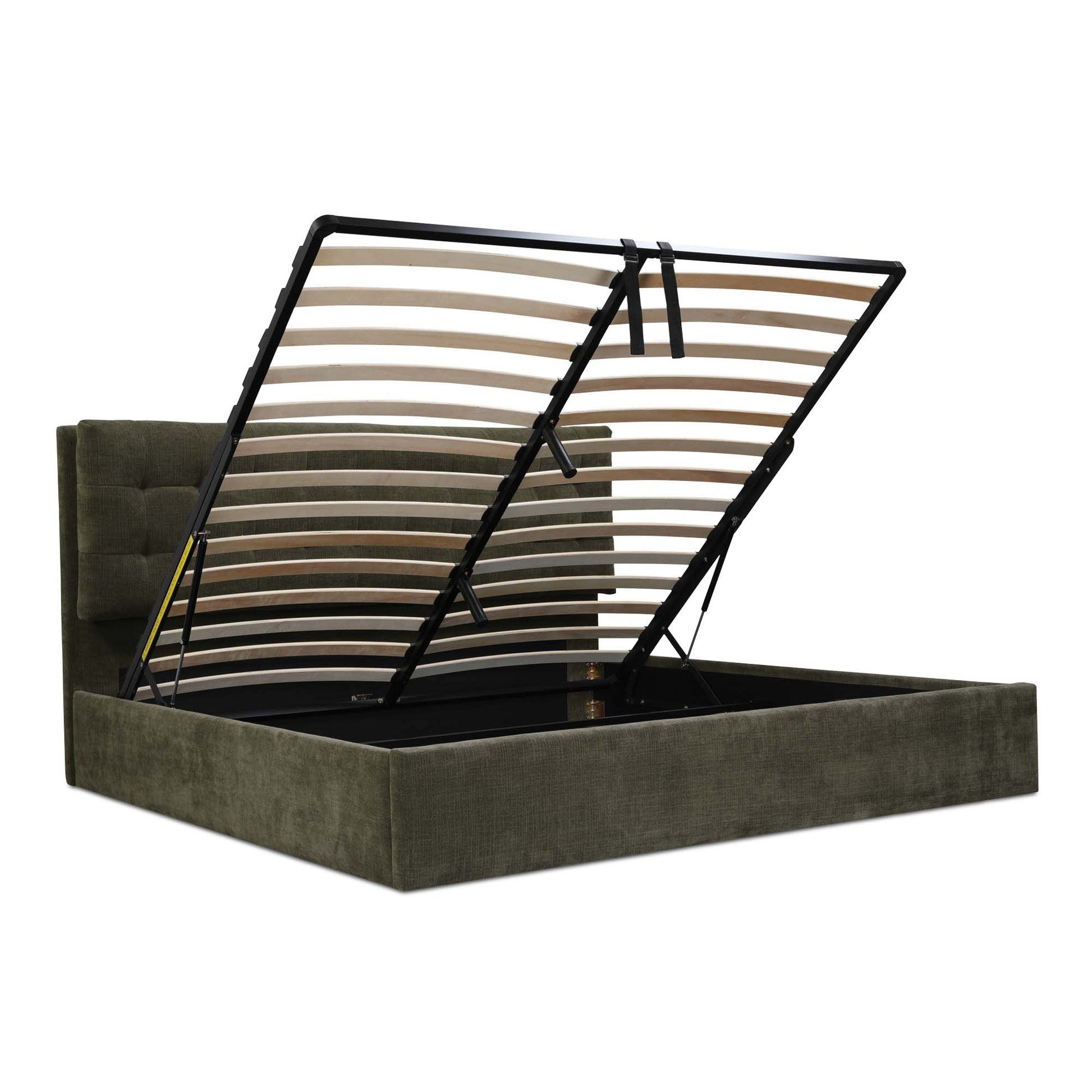 Sebastion Queen Storage Bed Green - Central Designs