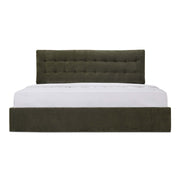 Sebastion Queen Storage Bed Green - Central Designs