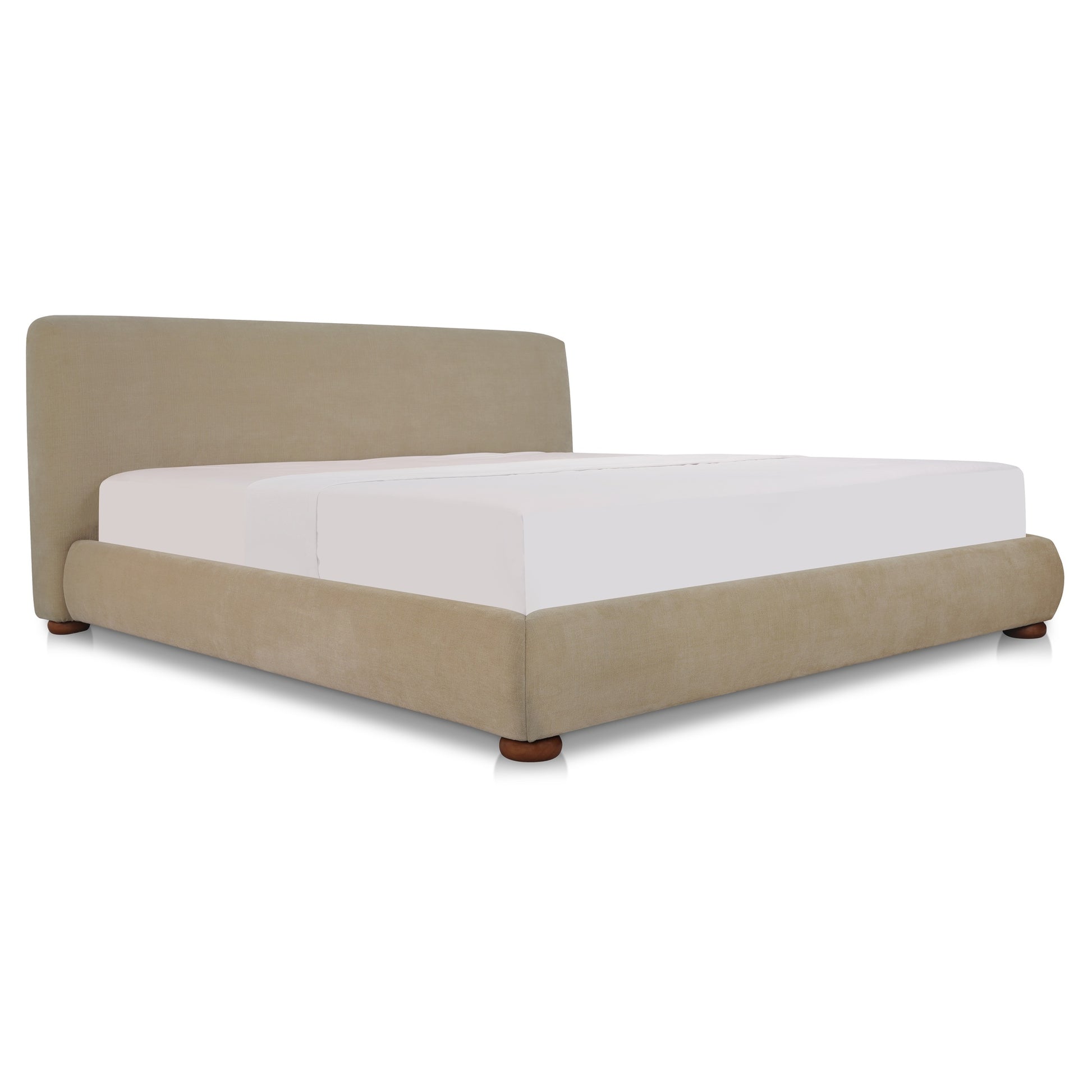 Beau Queen Storage Bed Warm Beige - Central Designs