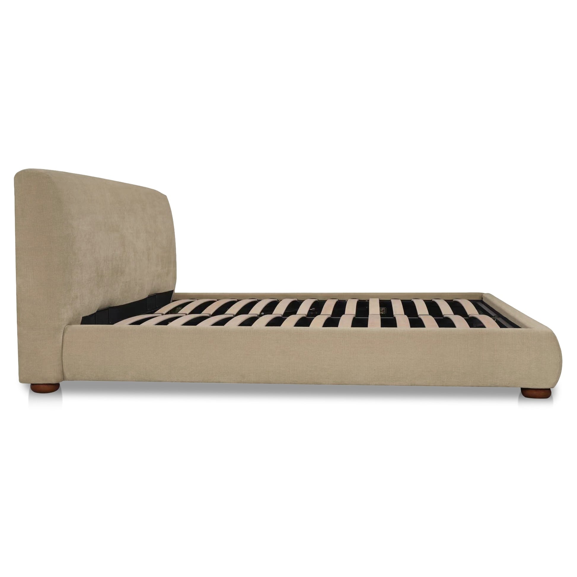 Beau Queen Storage Bed Warm Beige - Central Designs