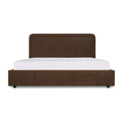 Simon Queen Storage Bed Brown - Central Designs