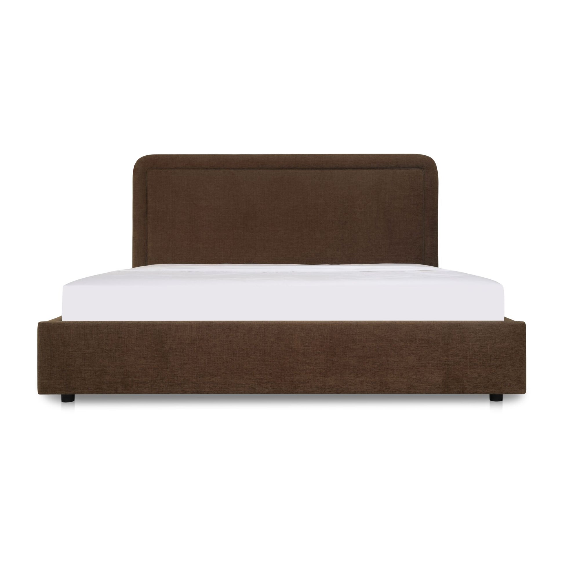 Simon Queen Storage Bed Brown - Central Designs