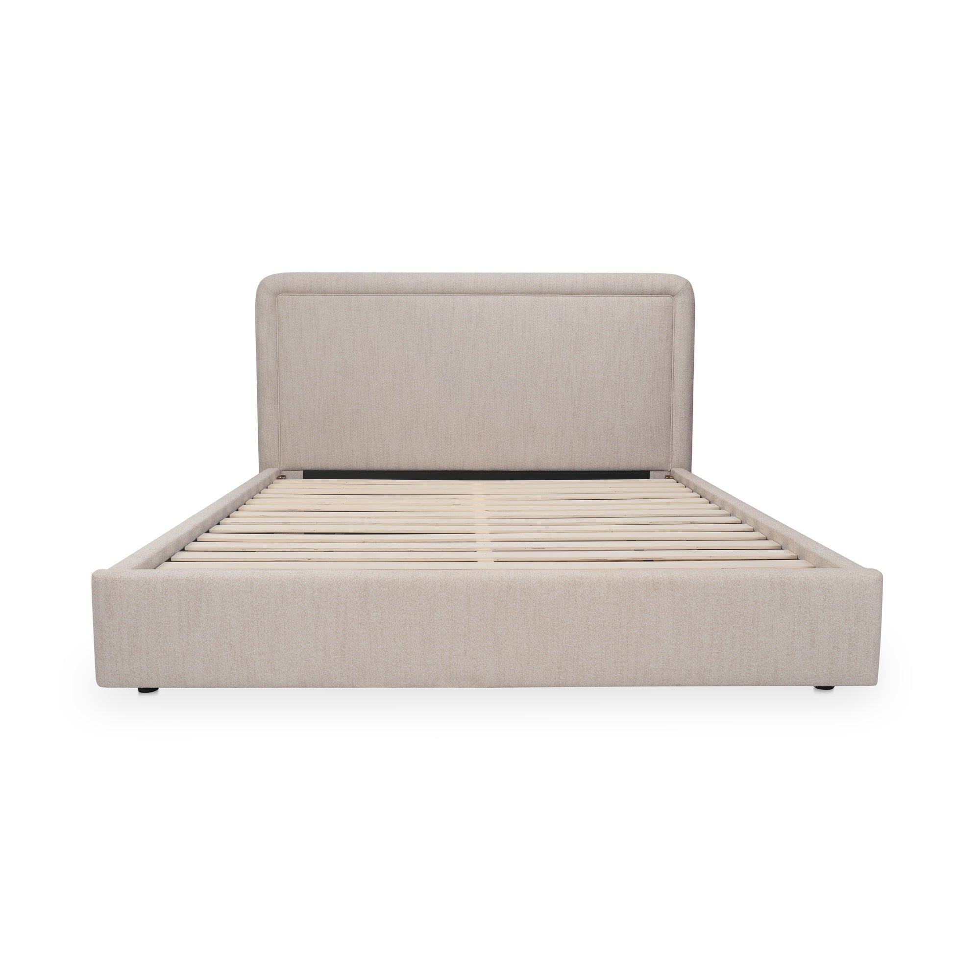Simon King Storage Bed Flecked Beige - Central Designs