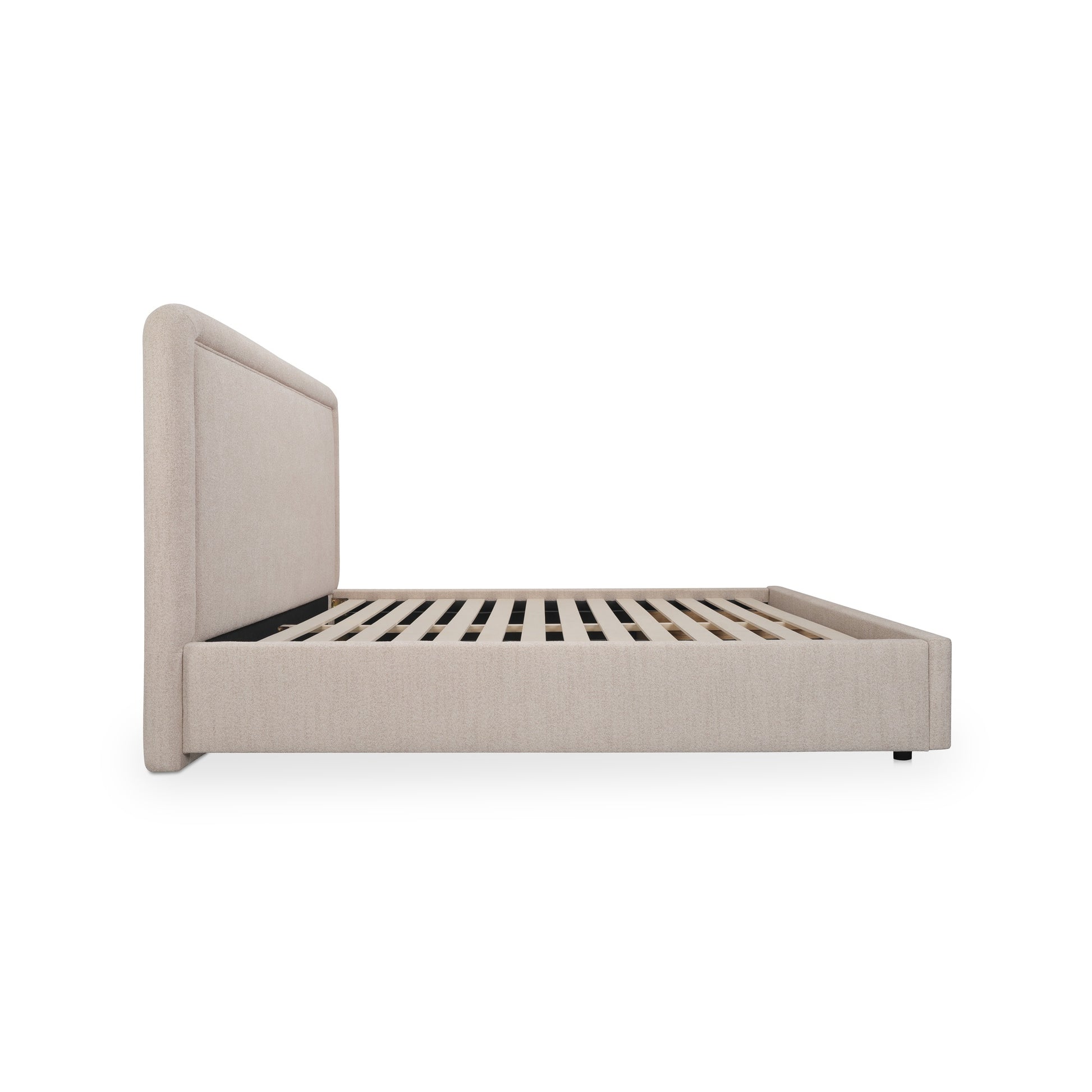 Simon King Storage Bed Flecked Beige - Central Designs