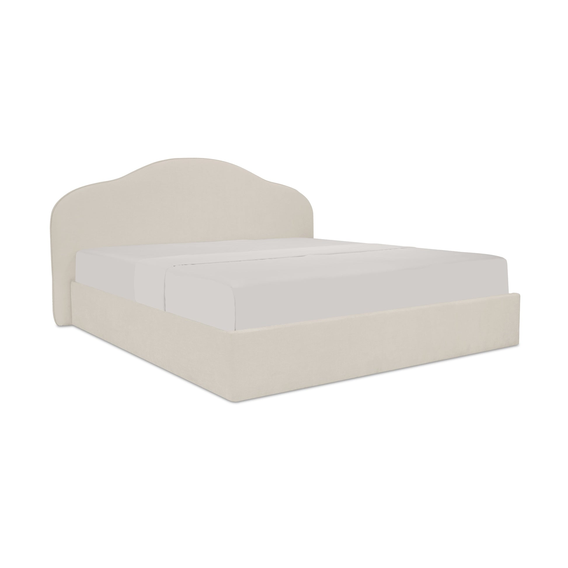 Maggie Queen Storage Bed Cream - Central Designs