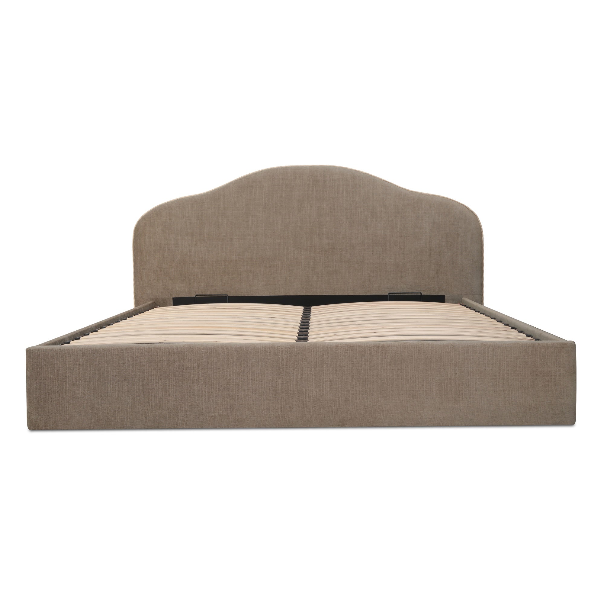 Maggie Queen Storage Bed Taupe - Central Designs