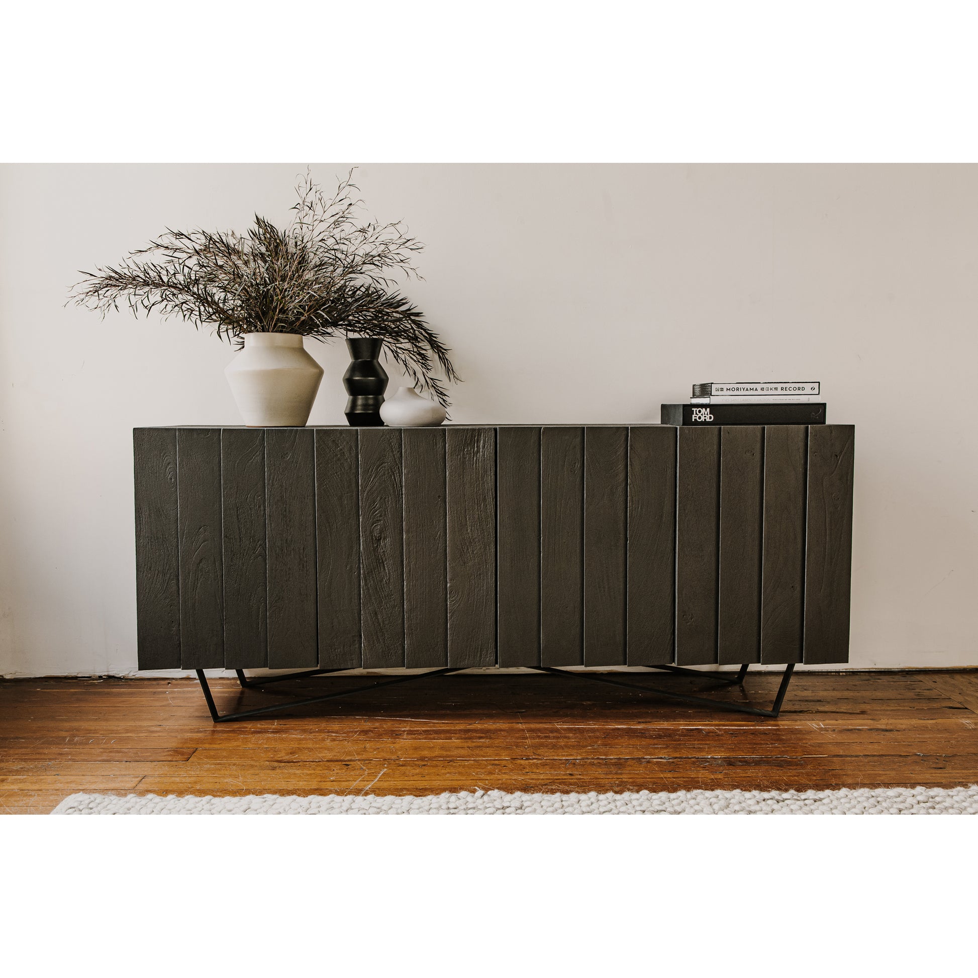 Brolio Sideboard Charcoal - Central Designs