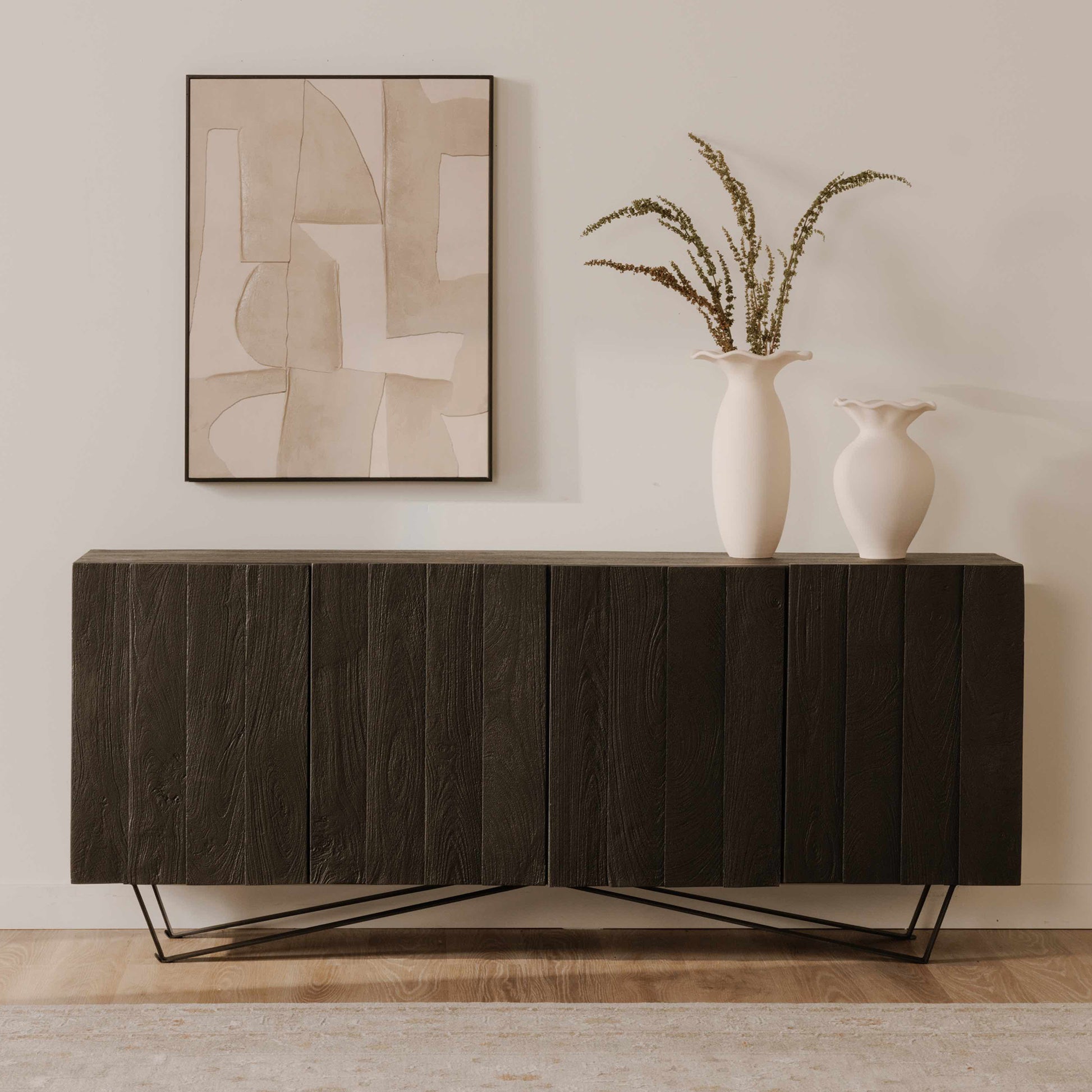 Brolio Sideboard Charcoal - Central Designs