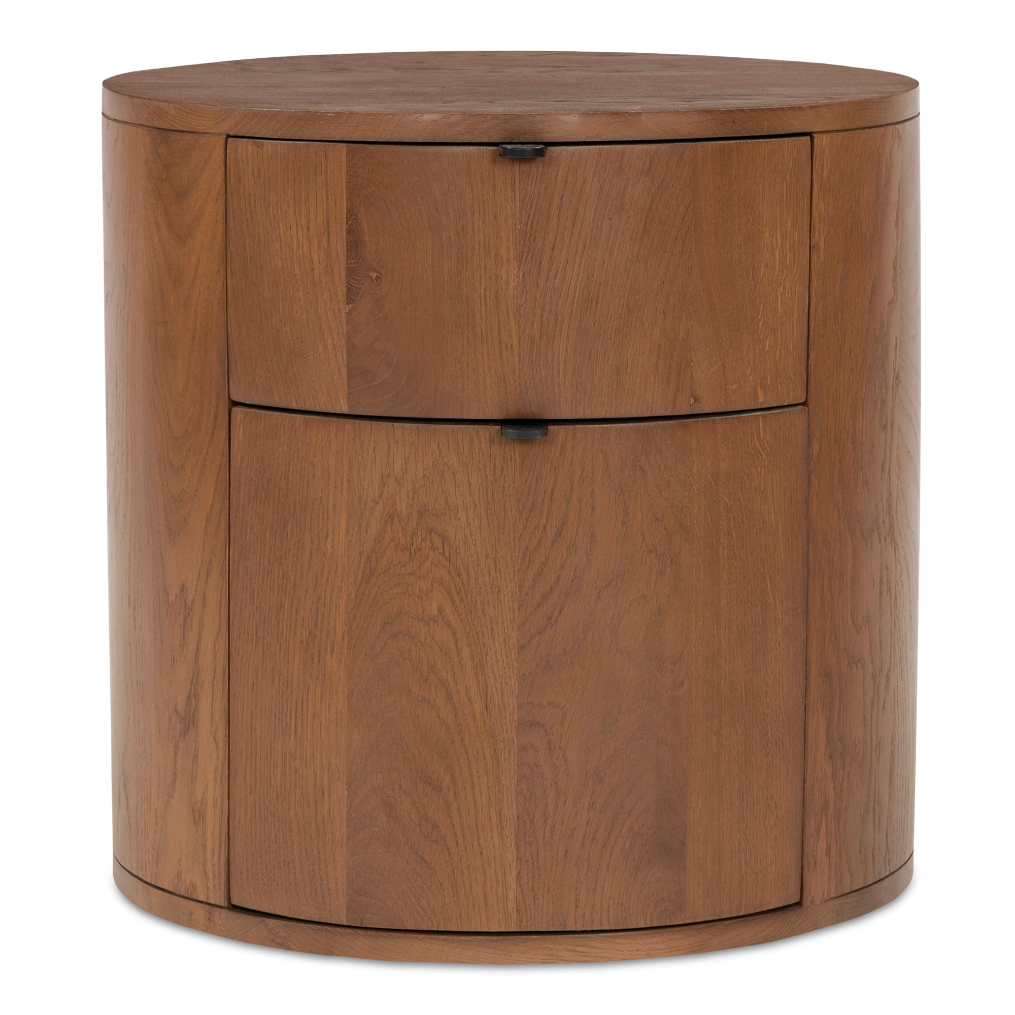 Theo Two Drawer Nightstand Brown - Central Designs