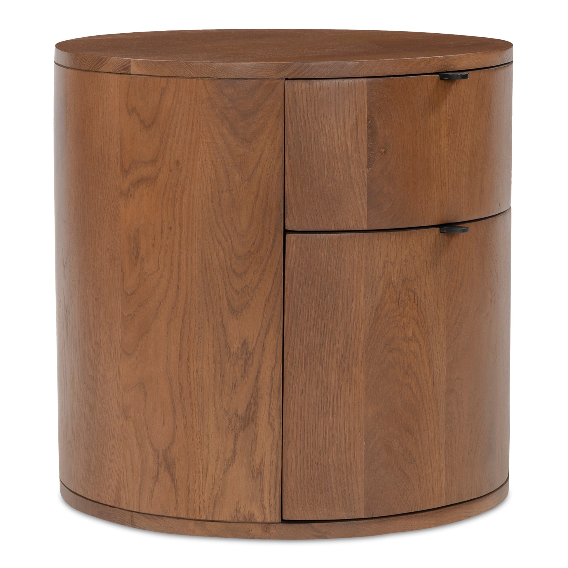 Theo Two Drawer Nightstand Brown - Central Designs