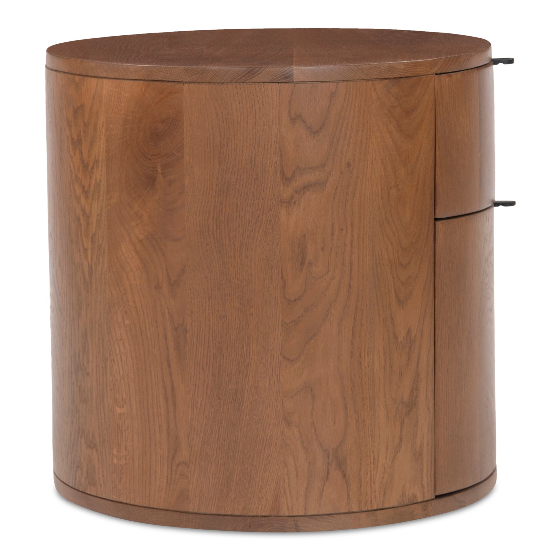 Theo Two Drawer Nightstand Brown - Central Designs