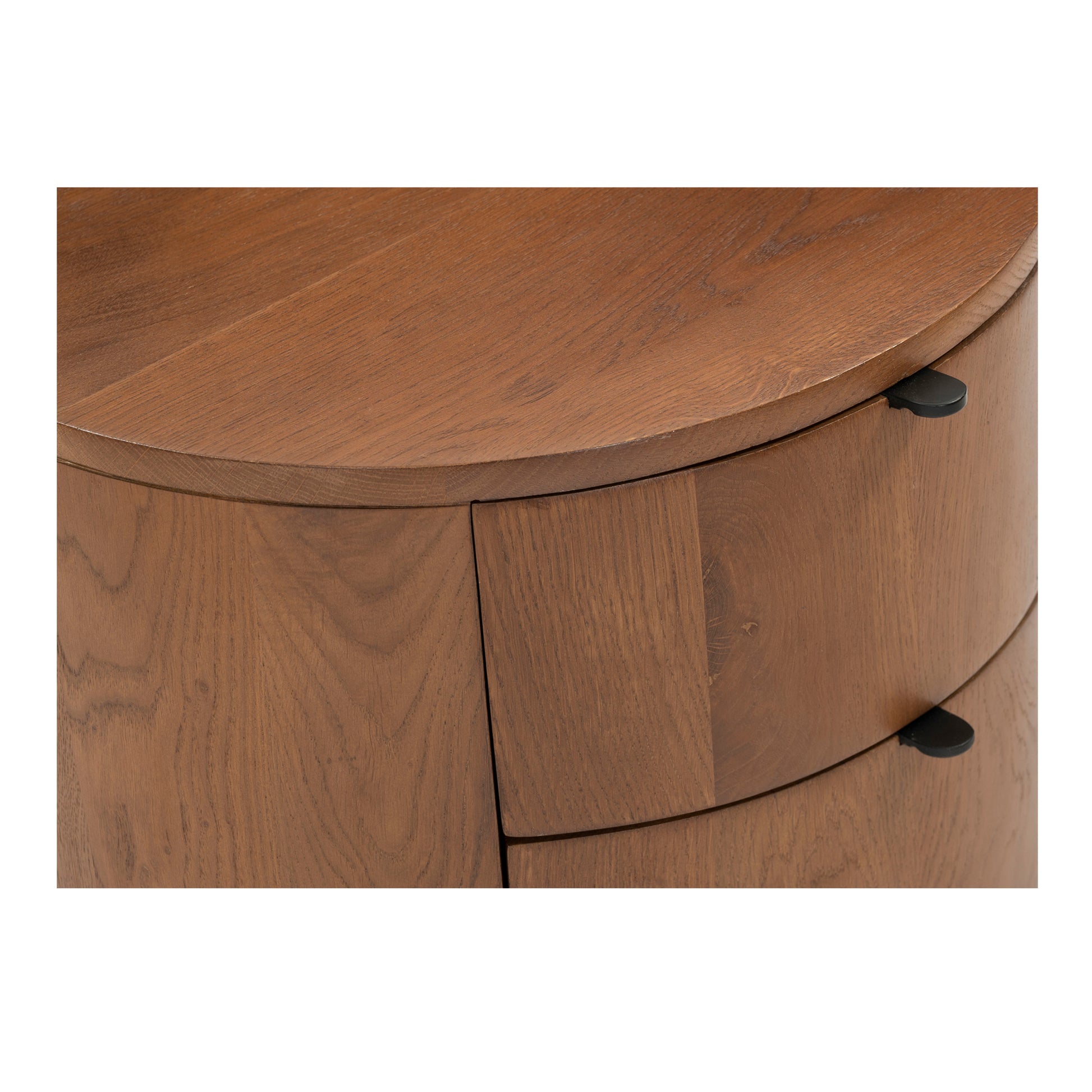 Theo Two Drawer Nightstand Brown - Central Designs