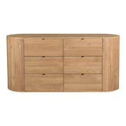 Theo 6 Drawer Dresser Natural - Central Designs