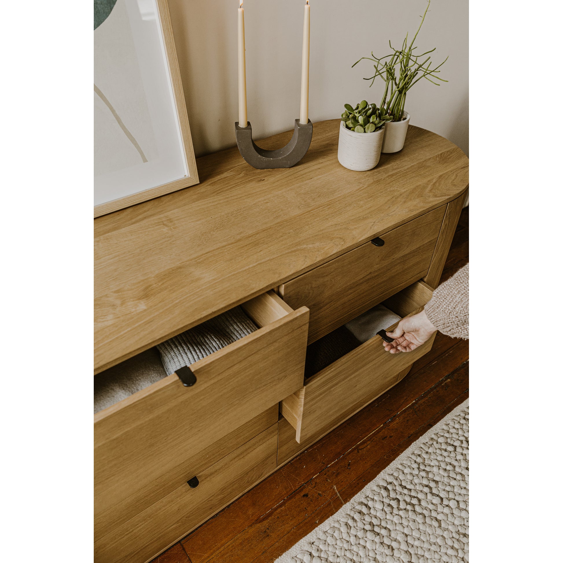 Theo 6 Drawer Dresser Natural - Central Designs