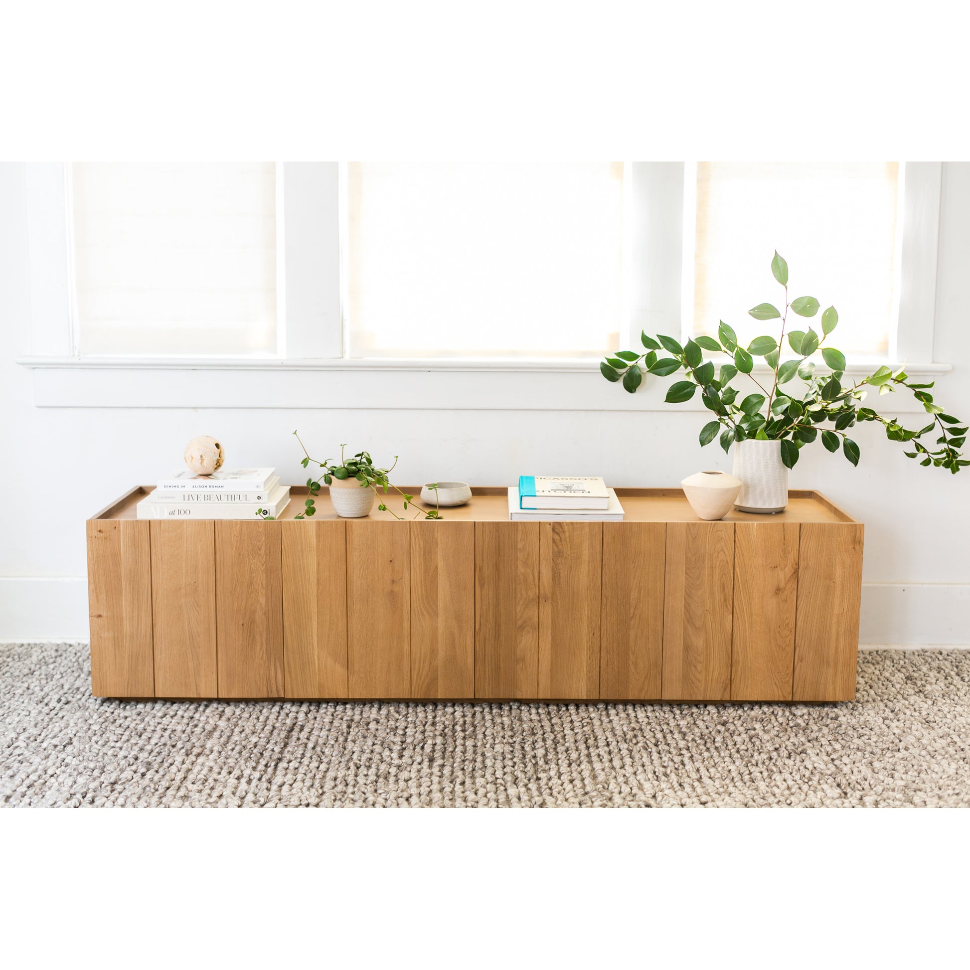 Plank Media Cabinet Natural - Central Designs